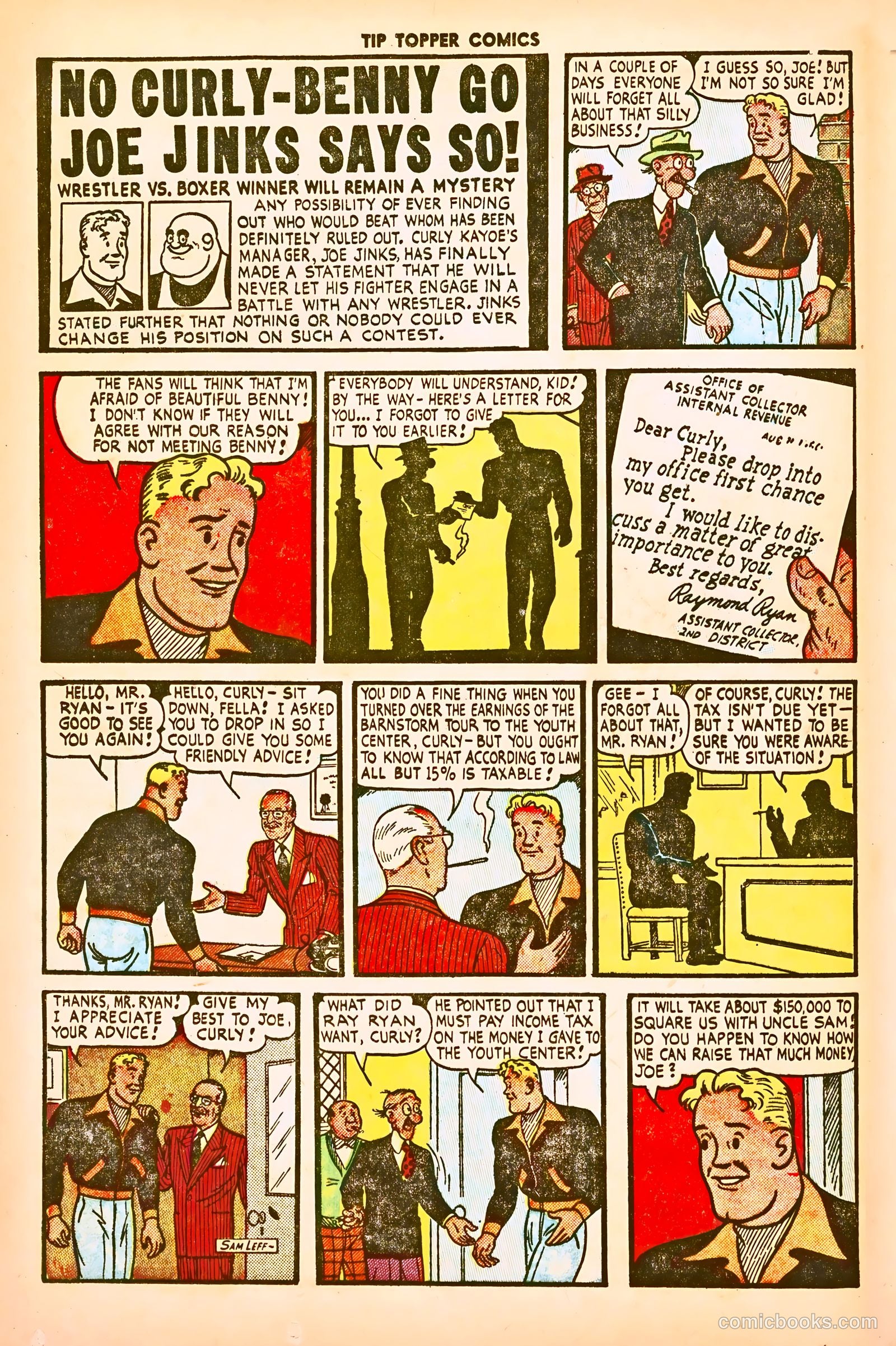 Tip Topper Comics #21 (1953) — page 10 of 27