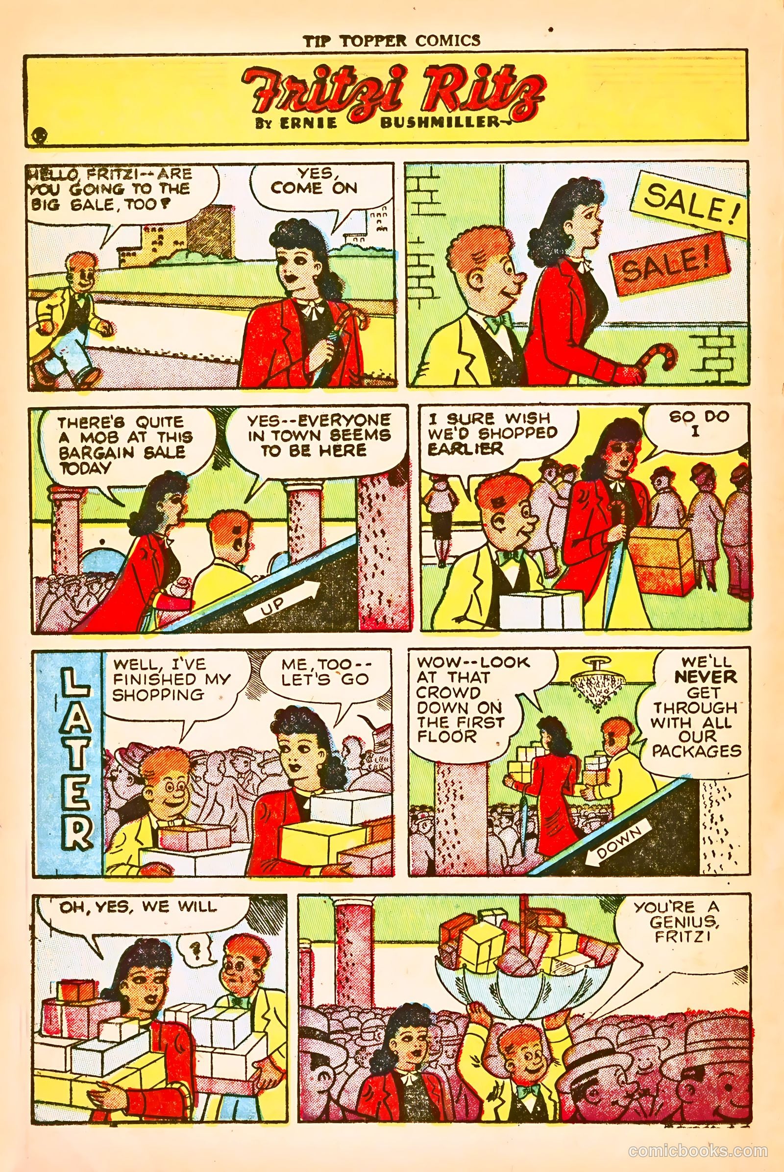Tip Topper Comics #21 (1953) — page 18 of 27