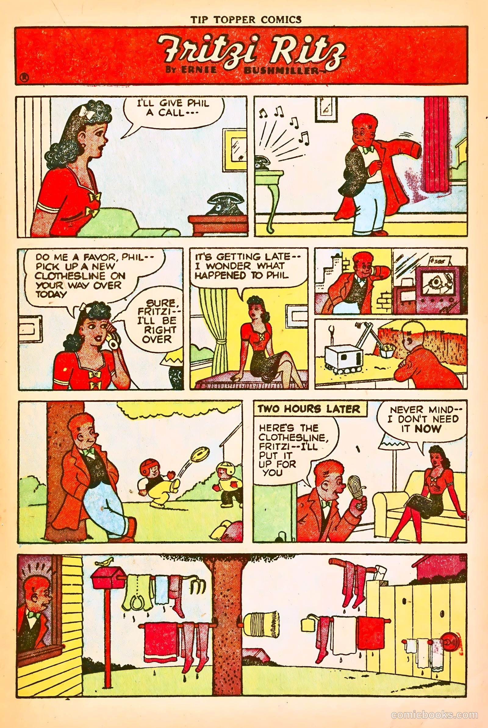 Tip Topper Comics #21 (1953) — page 19 of 27