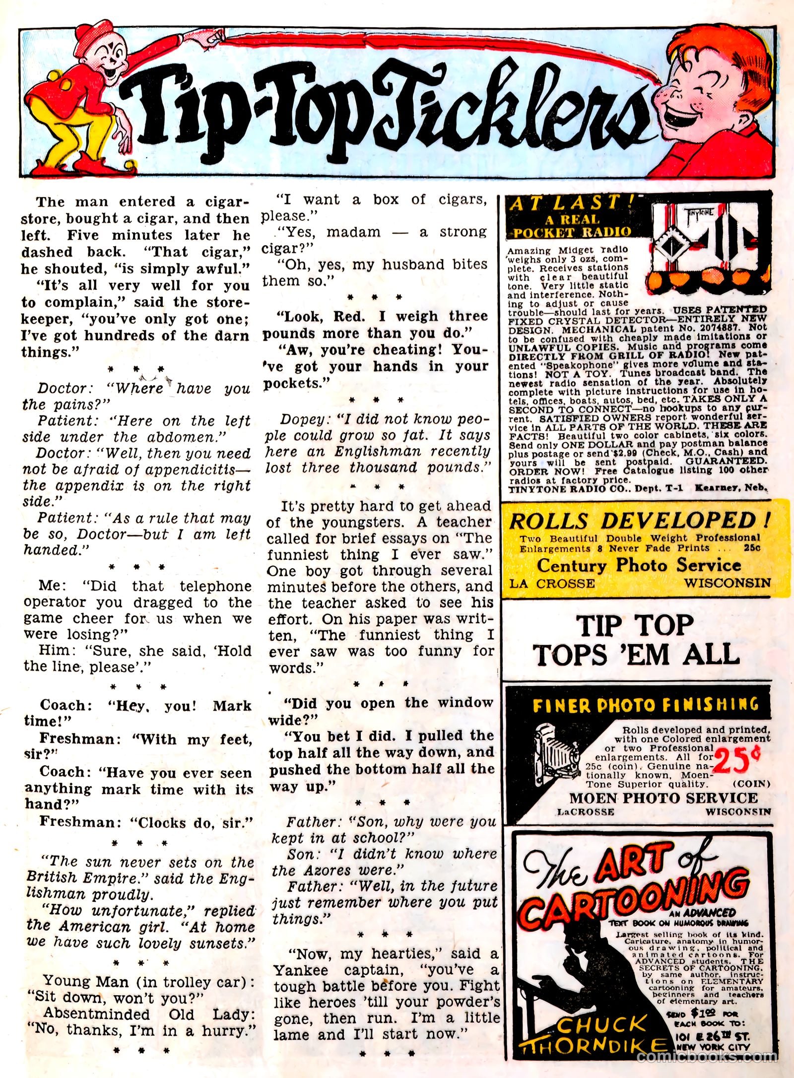 Tip Topper Comics #22 (1953) — page 19 of 55