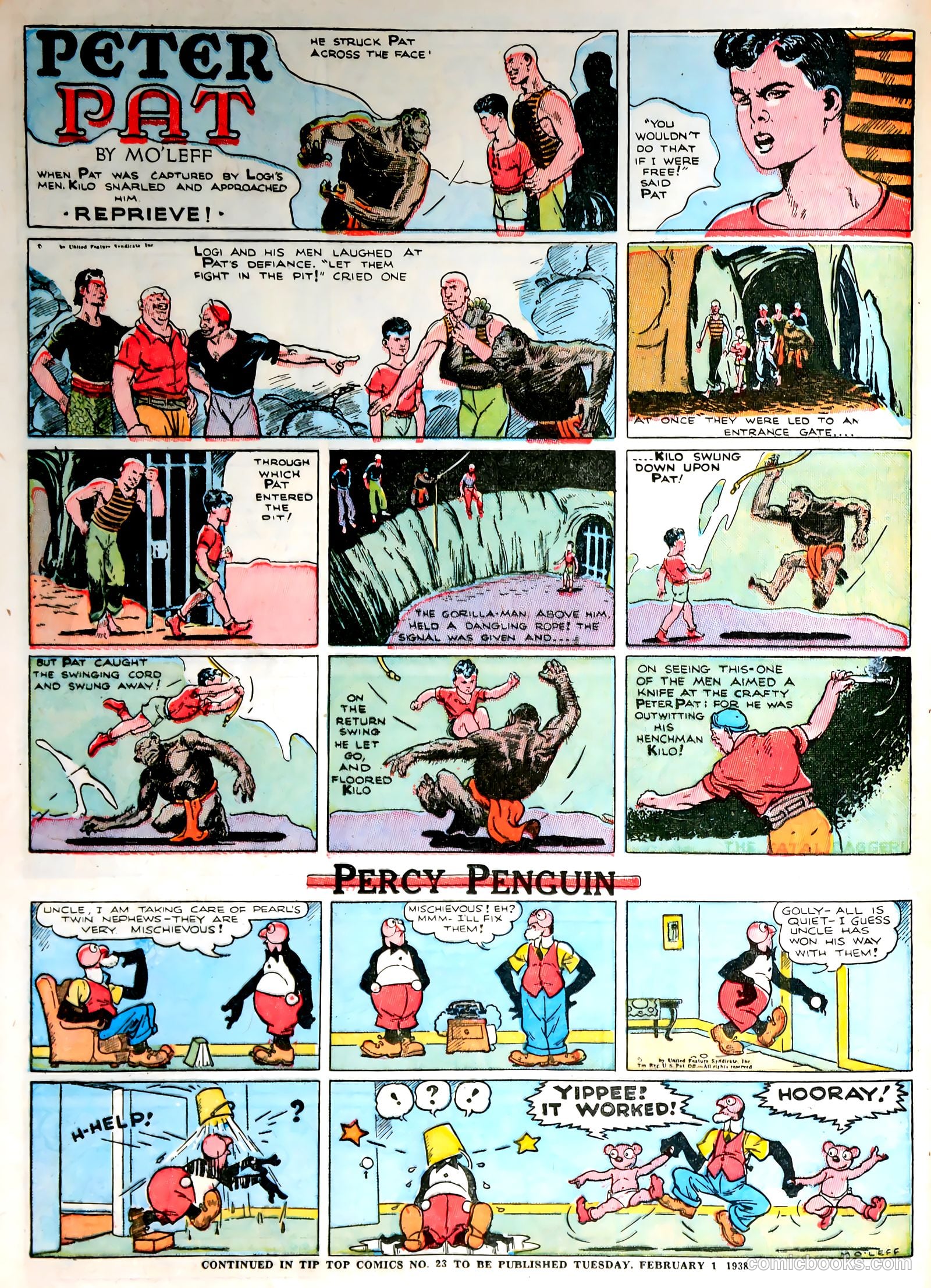 Tip Topper Comics #22 (1953) — page 38 of 55