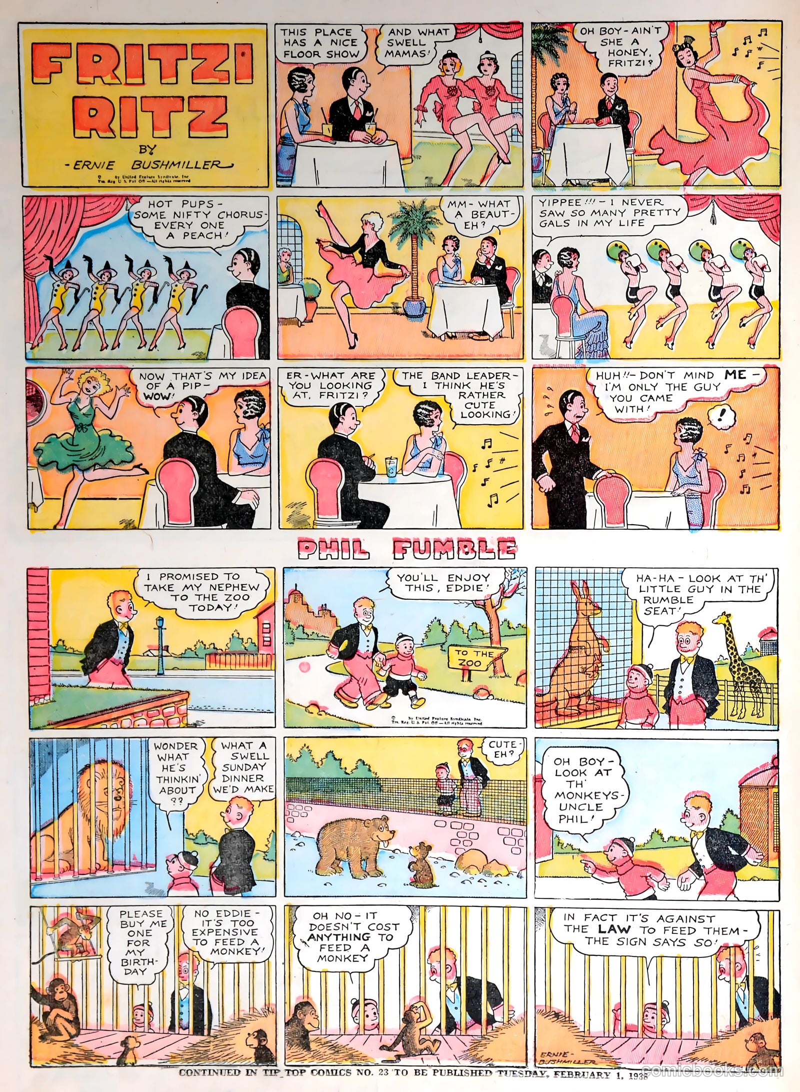 Tip Topper Comics #22 (1953) — page 42 of 55