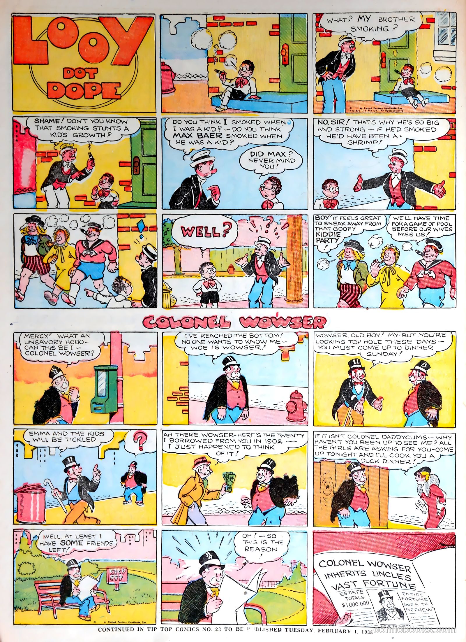 Tip Topper Comics #22 (1953) — page 46 of 55