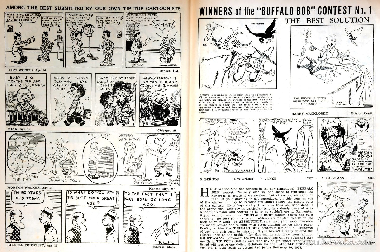 Tip Topper Comics #22 (1953) — page 48 of 55