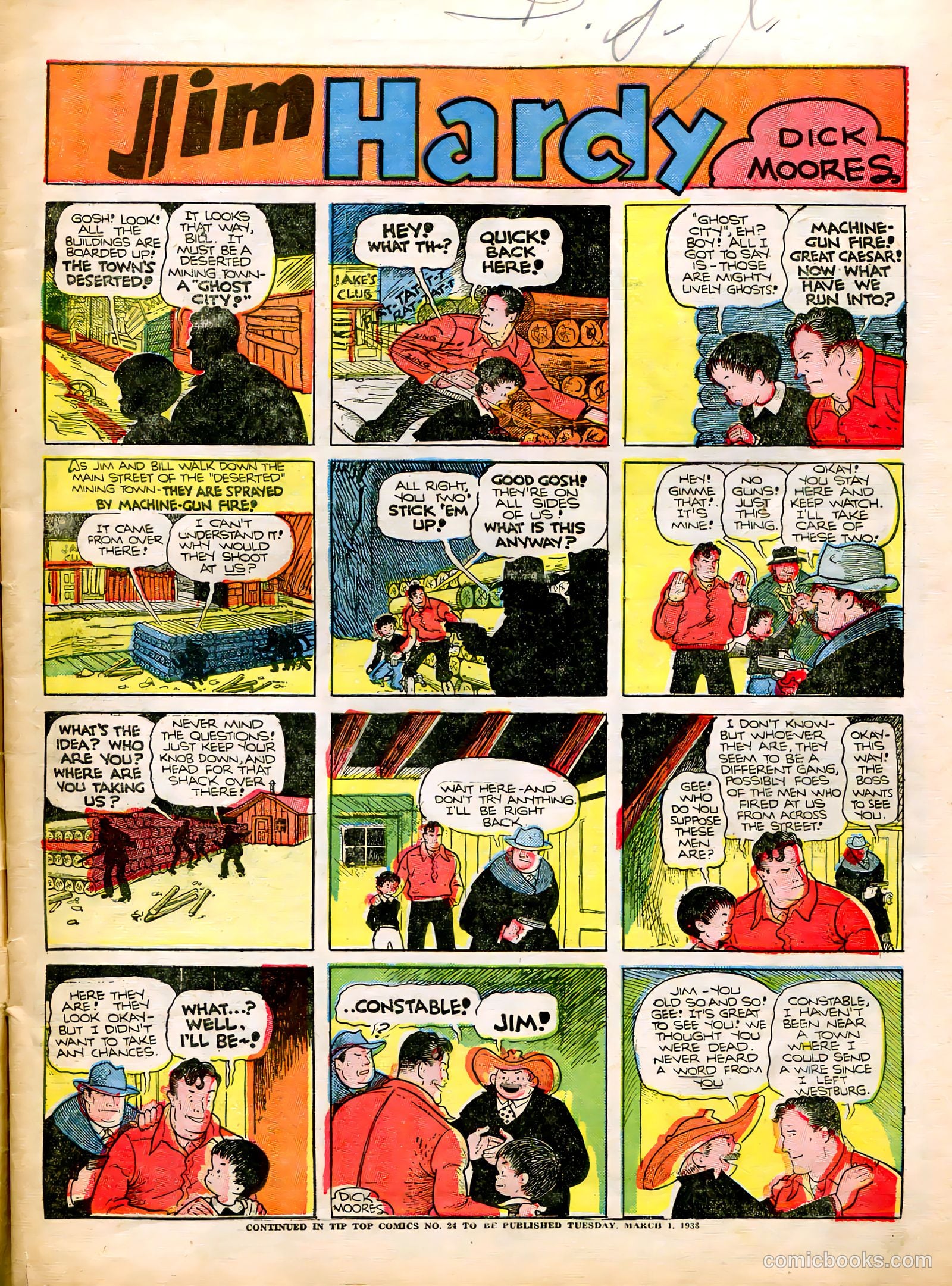 Tip Topper Comics #23 (1953) — page 9 of 55