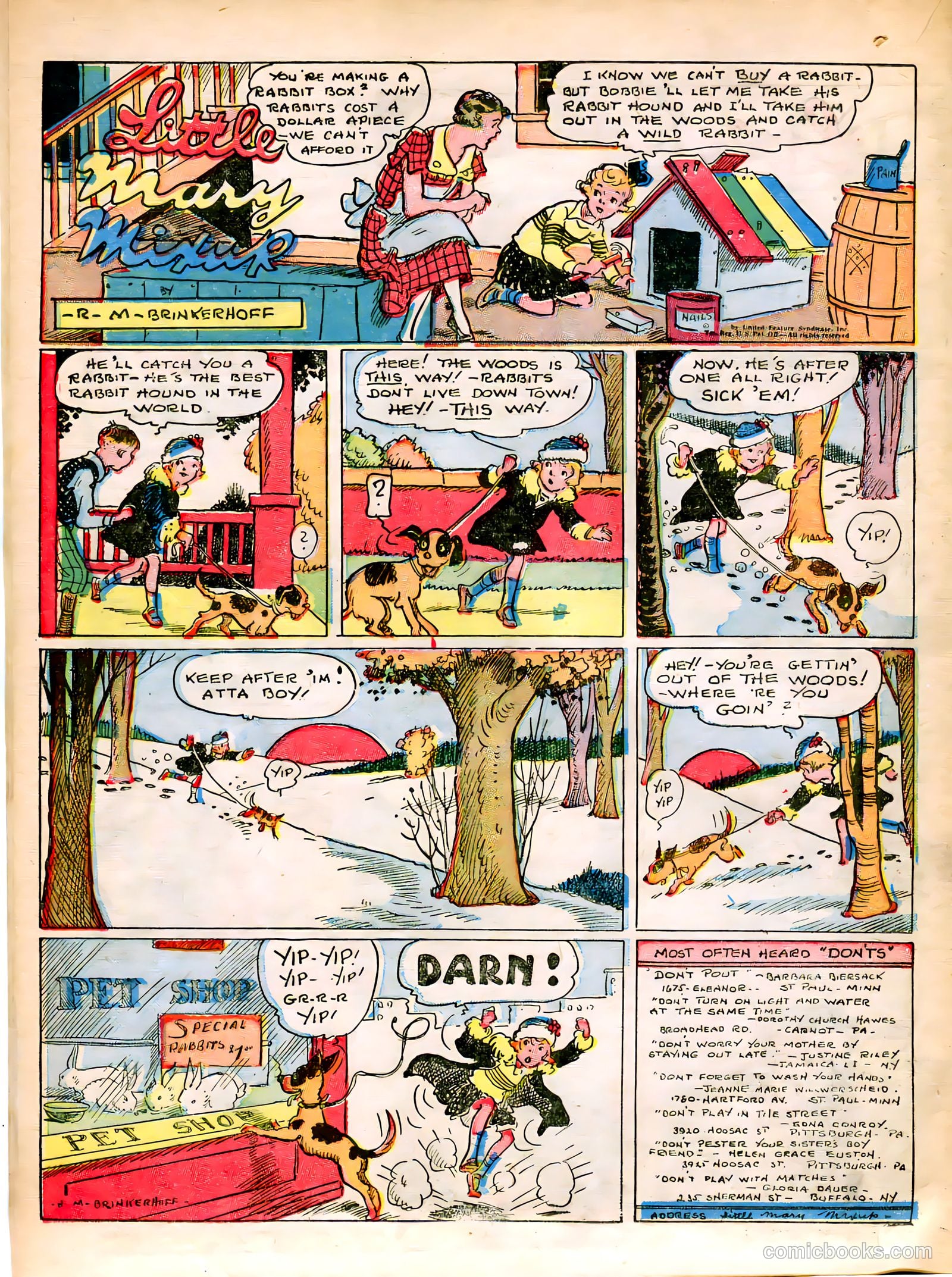 Tip Topper Comics #23 (1953) — page 19 of 55
