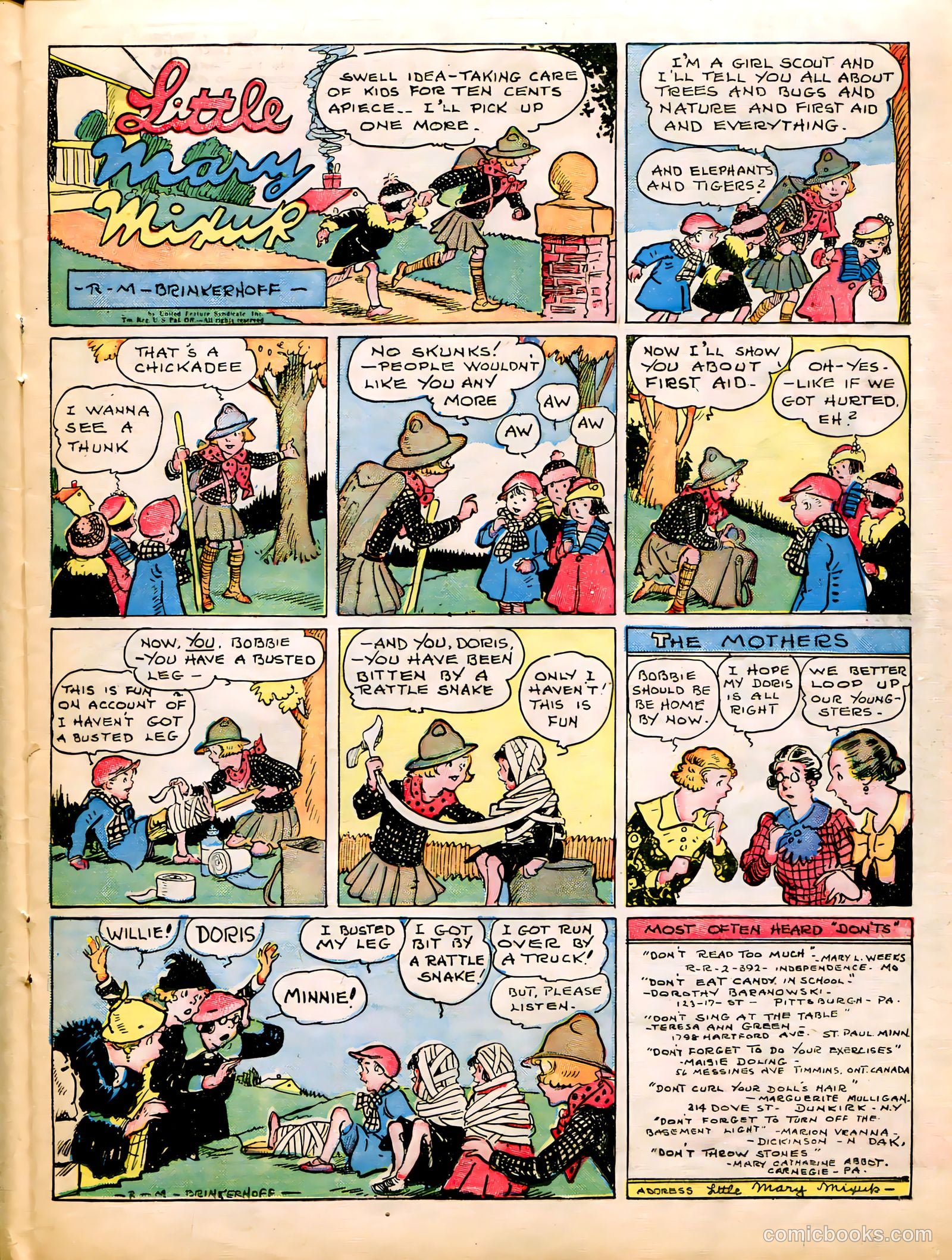 Tip Topper Comics #23 (1953) — page 20 of 55
