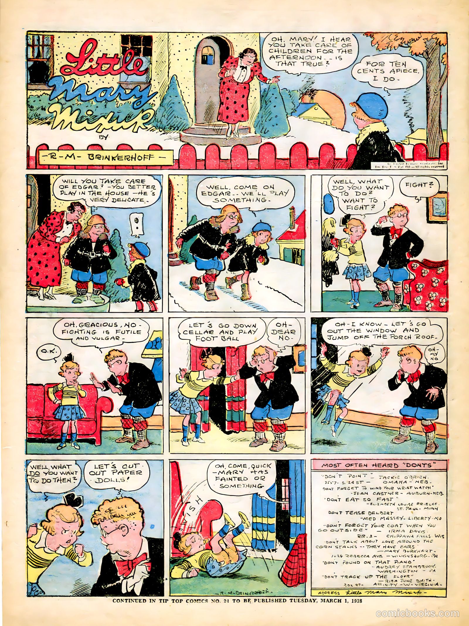 Tip Topper Comics #23 (1953) — page 23 of 55