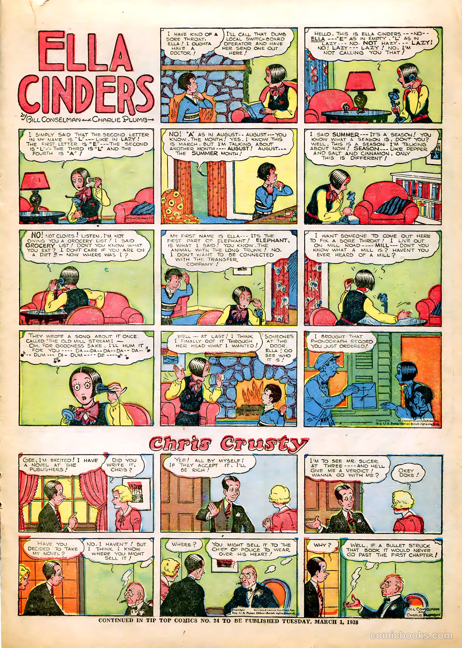 Tip Topper Comics #23 (1953) — page 28 of 55
