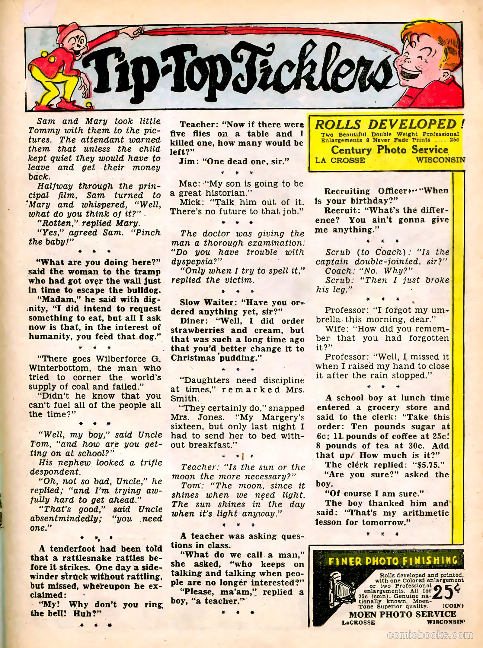 Tip Topper Comics #23 (1953) — page 30 of 55
