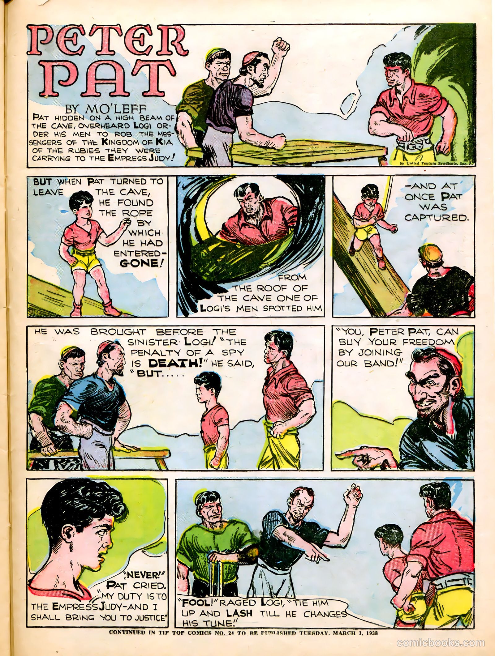 Tip Topper Comics #23 (1953) — page 38 of 55