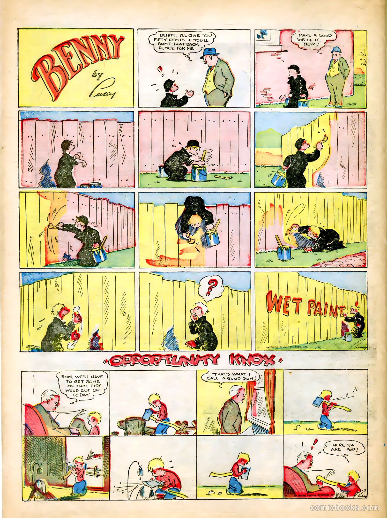 Tip Topper Comics #23 (1953) — page 39 of 55