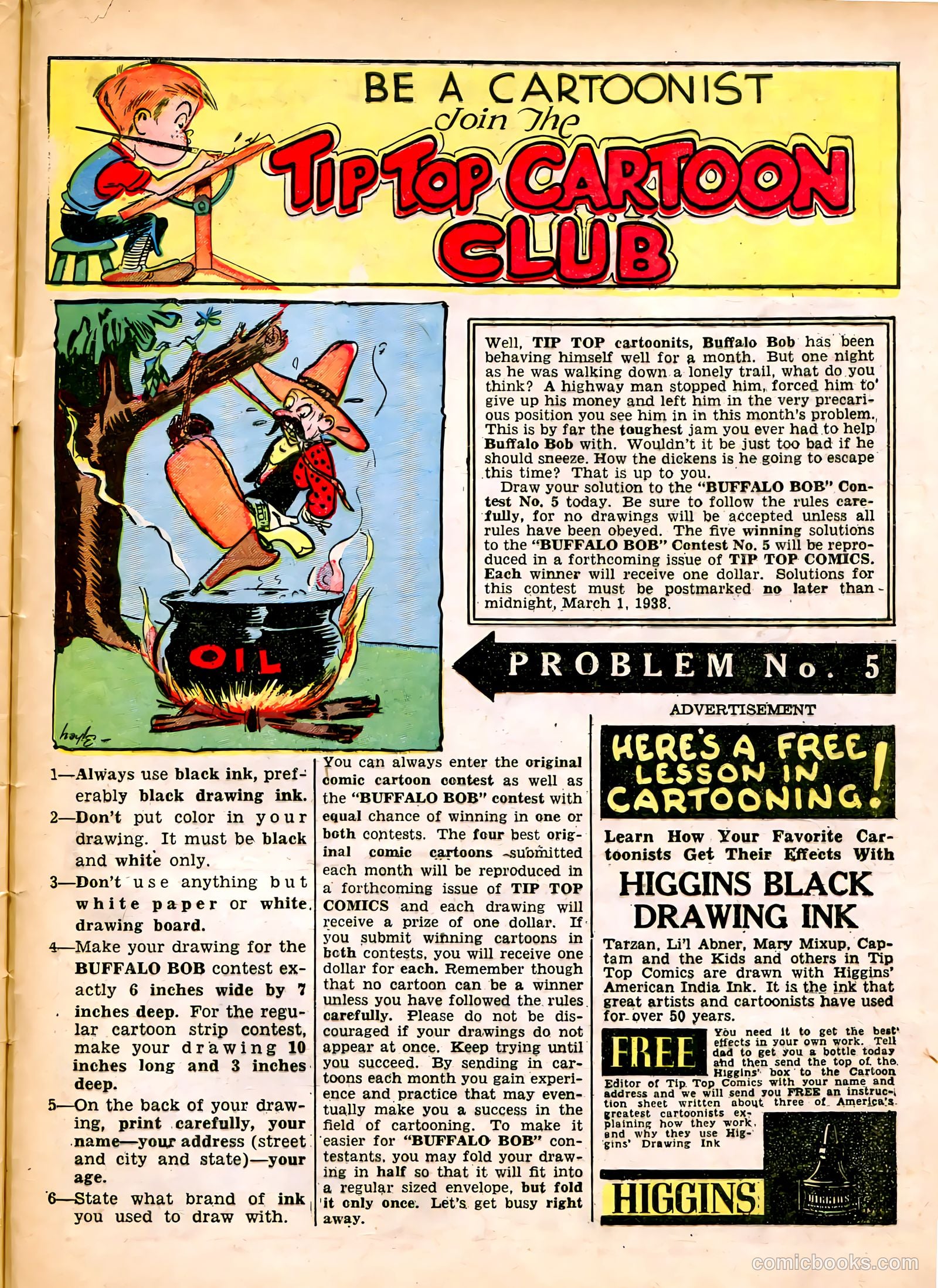 Tip Topper Comics #23 (1953) — page 46 of 55