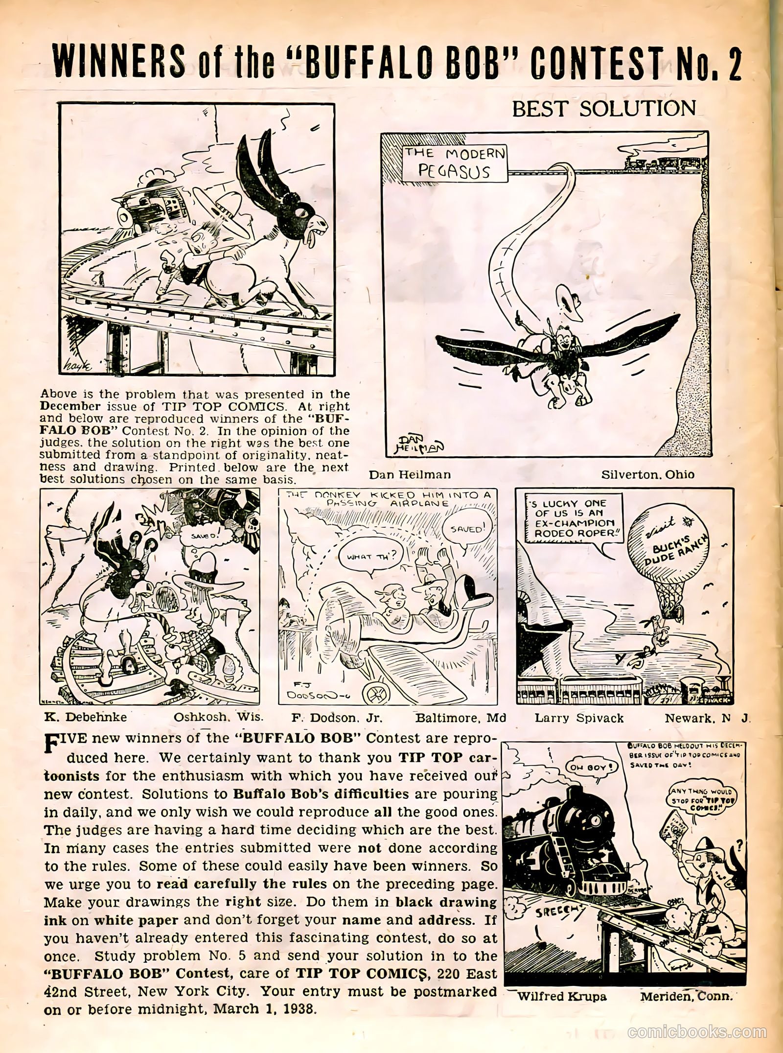 Tip Topper Comics #23 (1953) — page 47 of 55