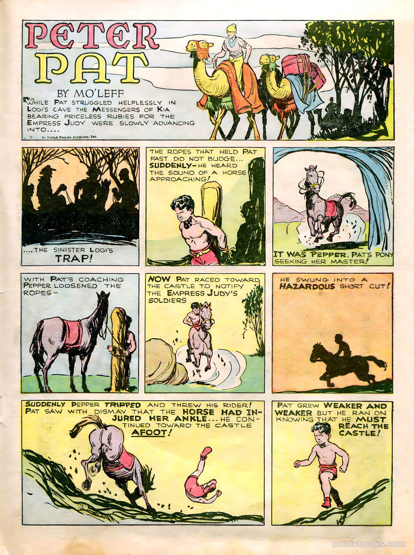 Tip Topper Comics #24 (1953) — page 8 of 46