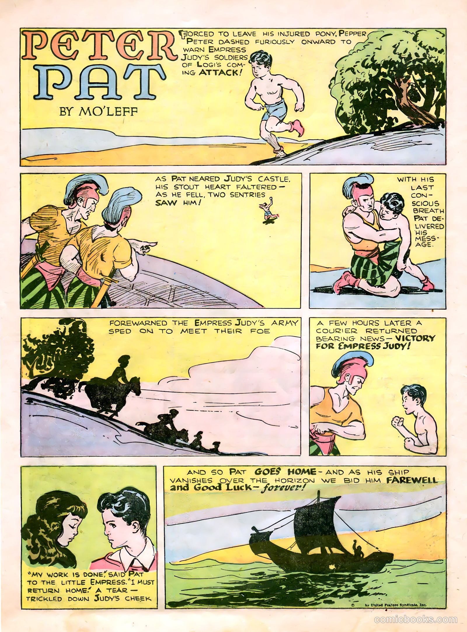 Tip Topper Comics #24 (1953) — page 9 of 46