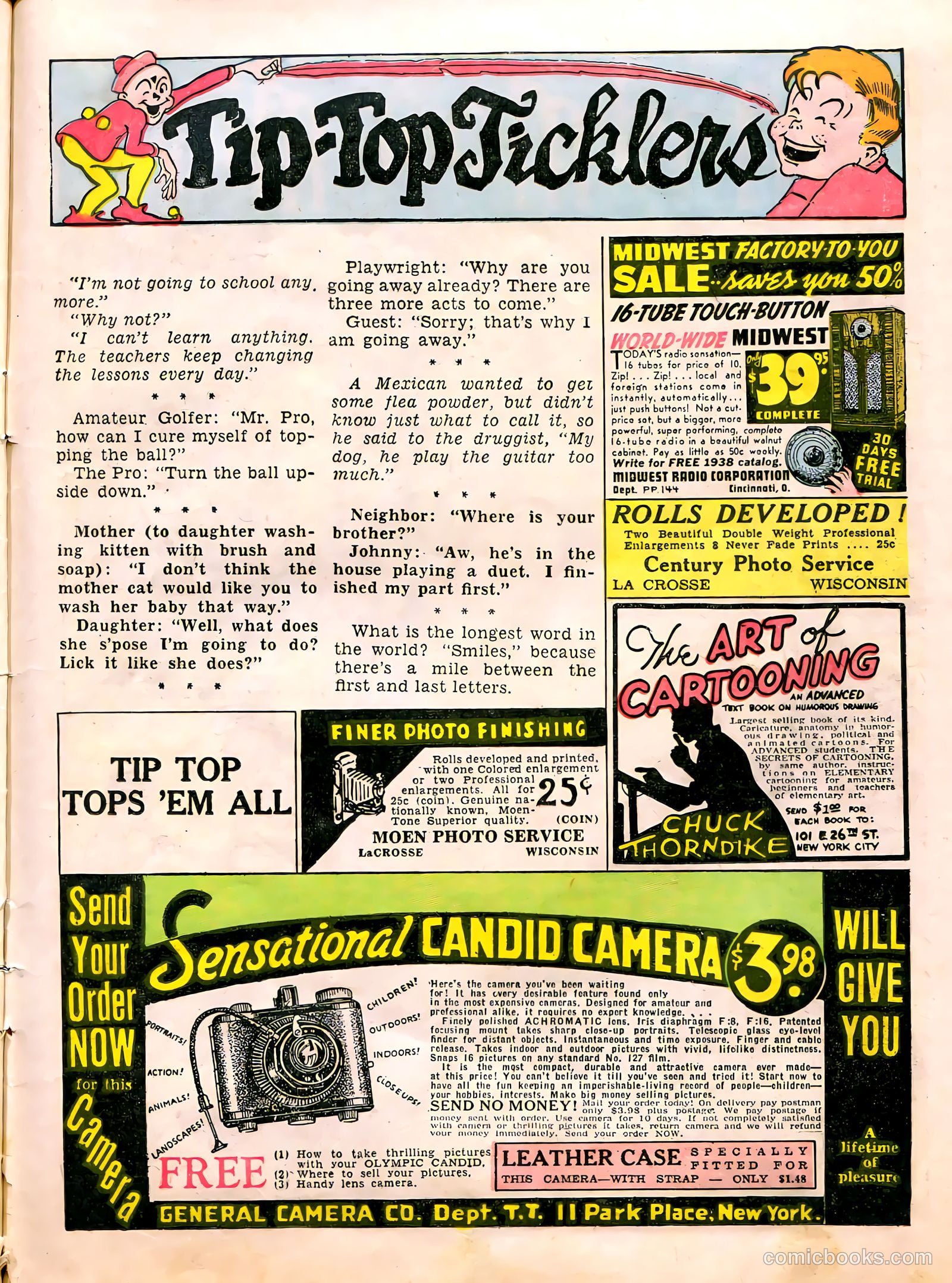 Tip Topper Comics #24 (1953) — page 10 of 46