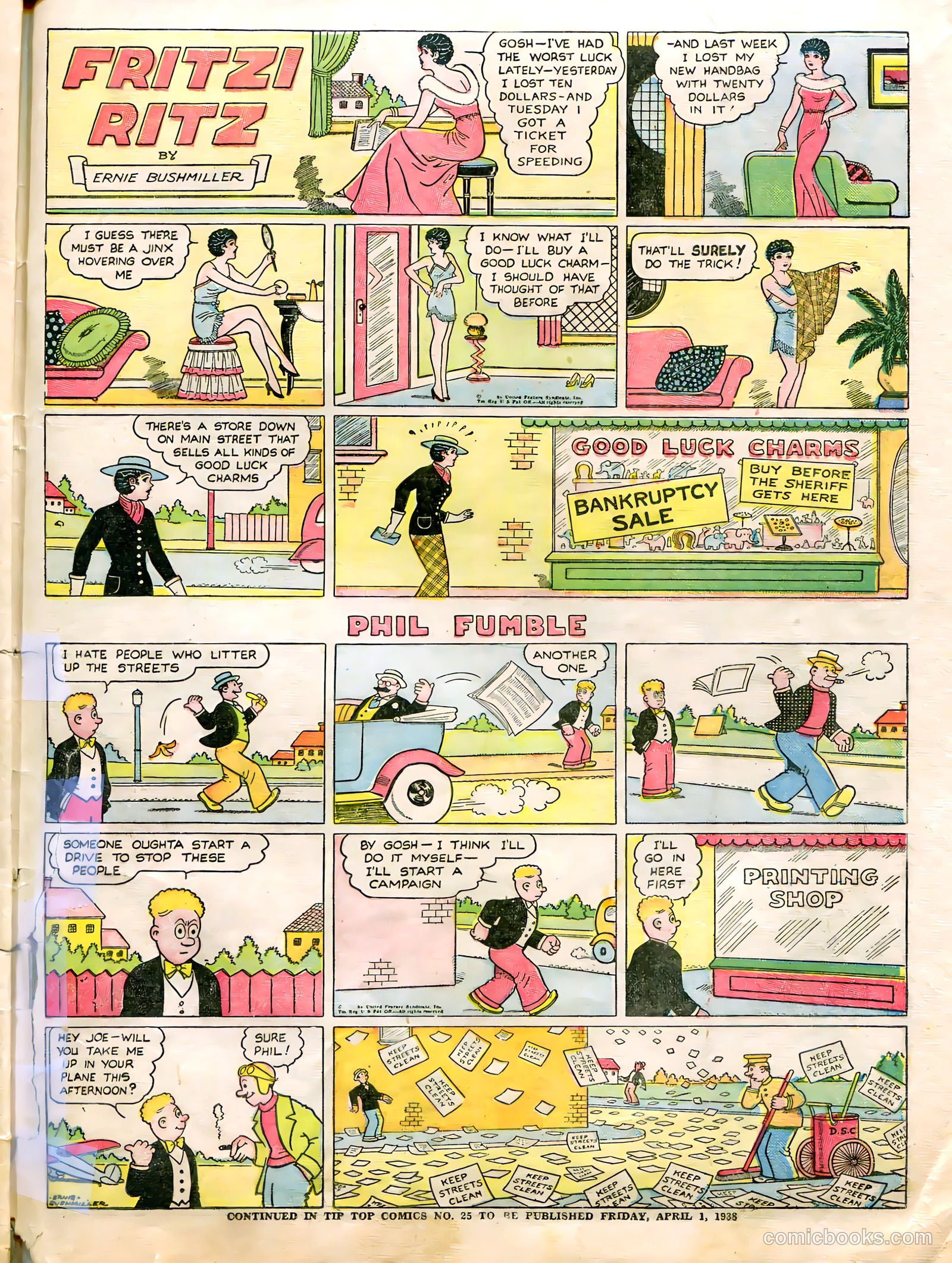 Tip Topper Comics #24 (1953) — page 32 of 46