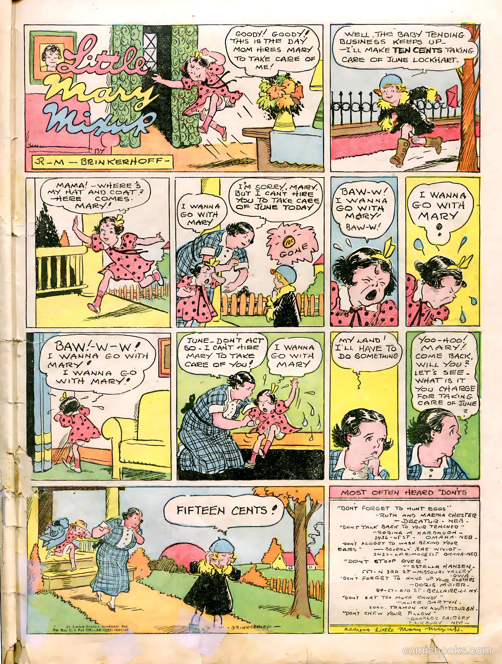Tip Topper Comics #24 (1953) — page 34 of 46