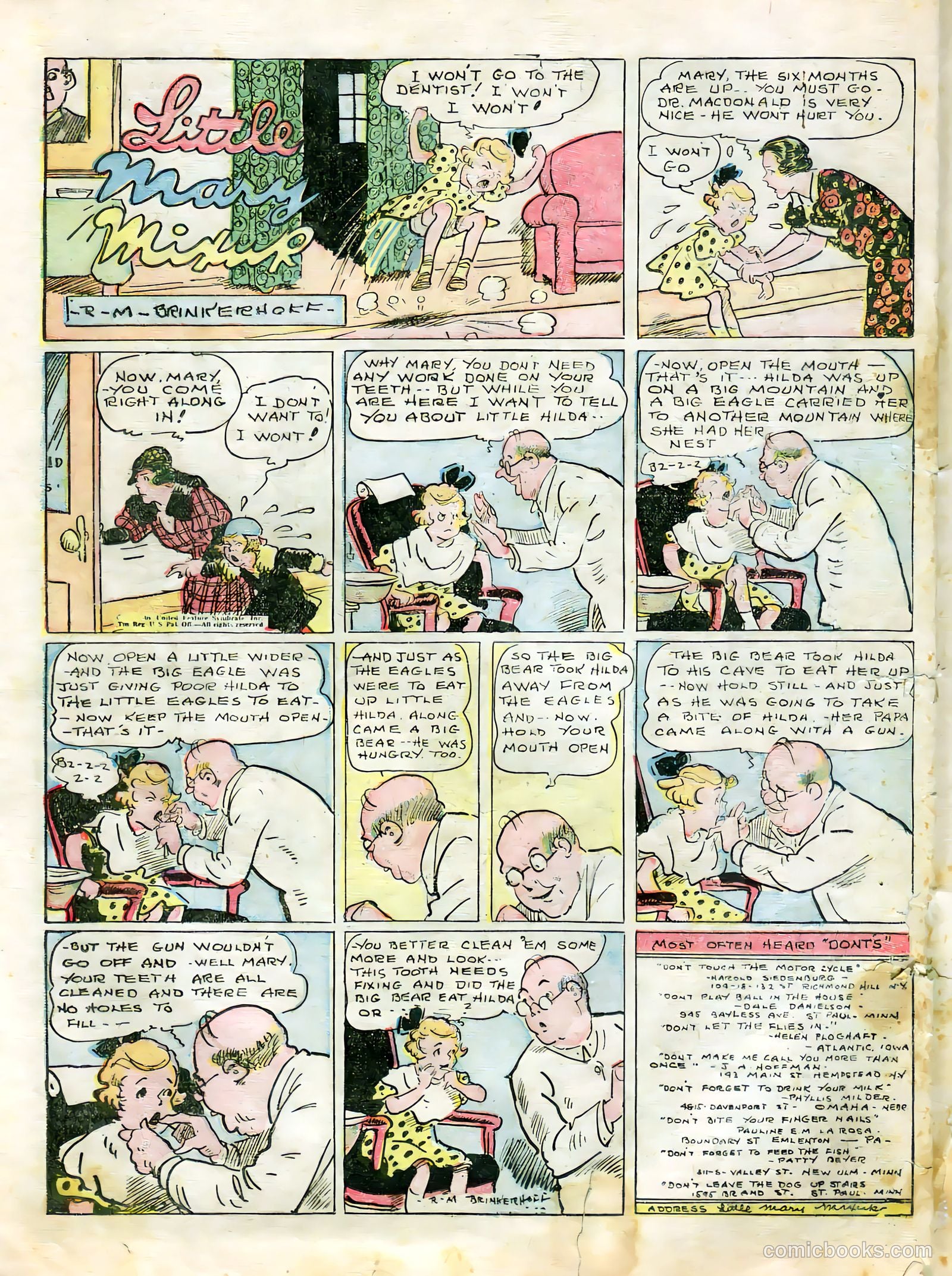 Tip Topper Comics #24 (1953) — page 35 of 46