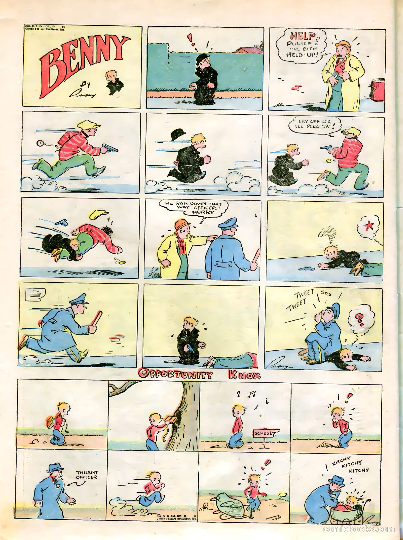 Tip Topper Comics #24 (1953) — page 43 of 46