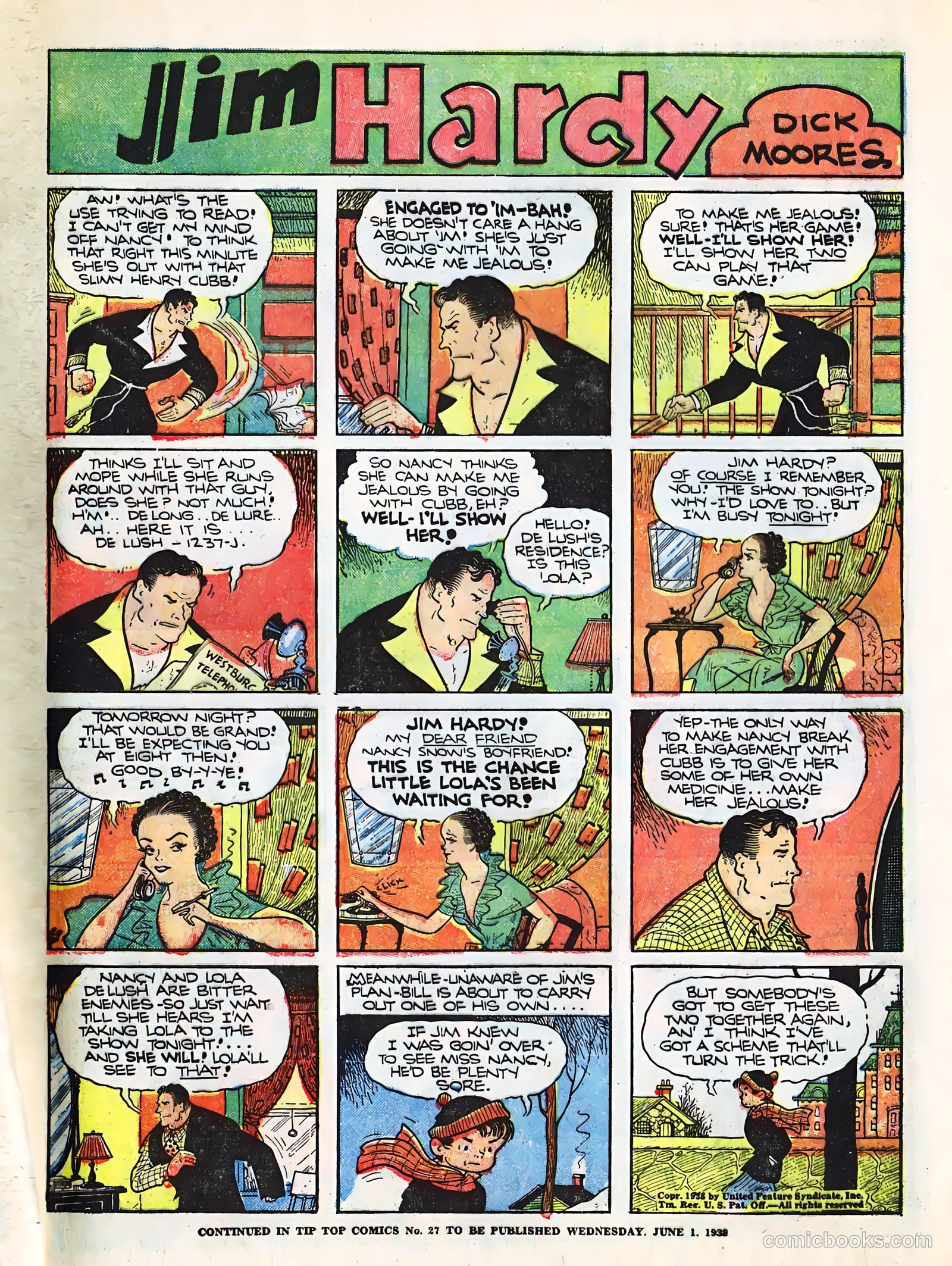 Tip Topper Comics #26 (1953) — page 8 of 58