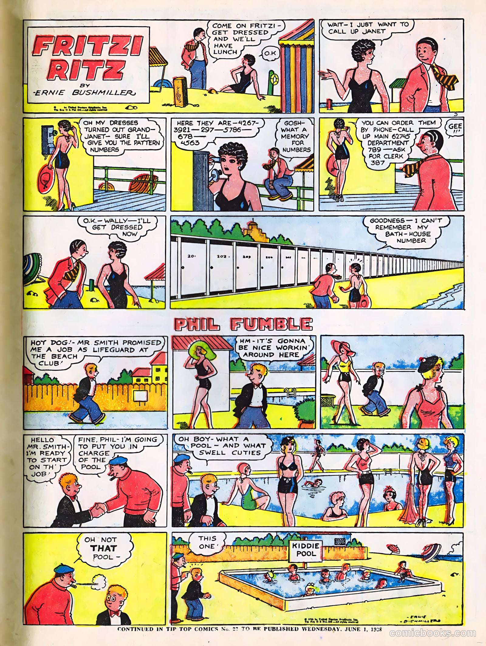 Tip Topper Comics #26 (1953) — page 44 of 58