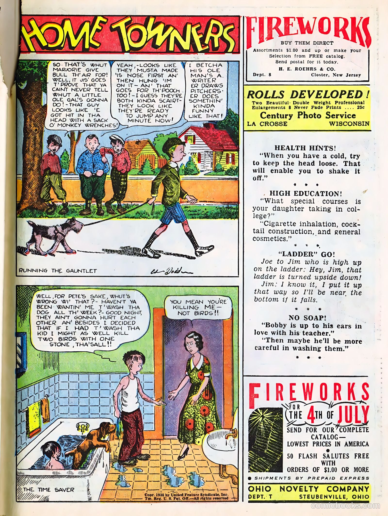 Tip Topper Comics #26 (1953) — page 48 of 58