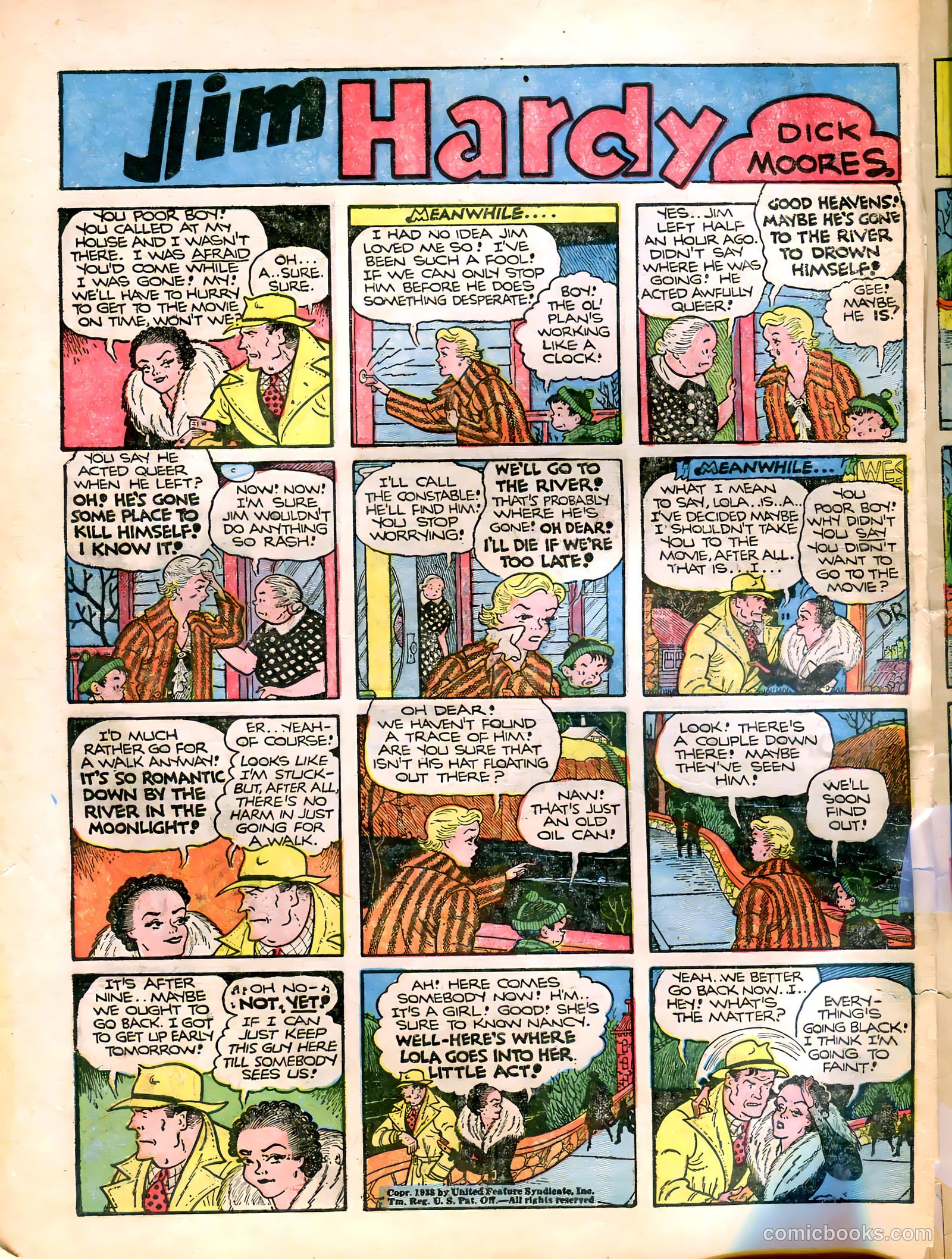 Tip Topper Comics #27 (1954) — page 3 of 53