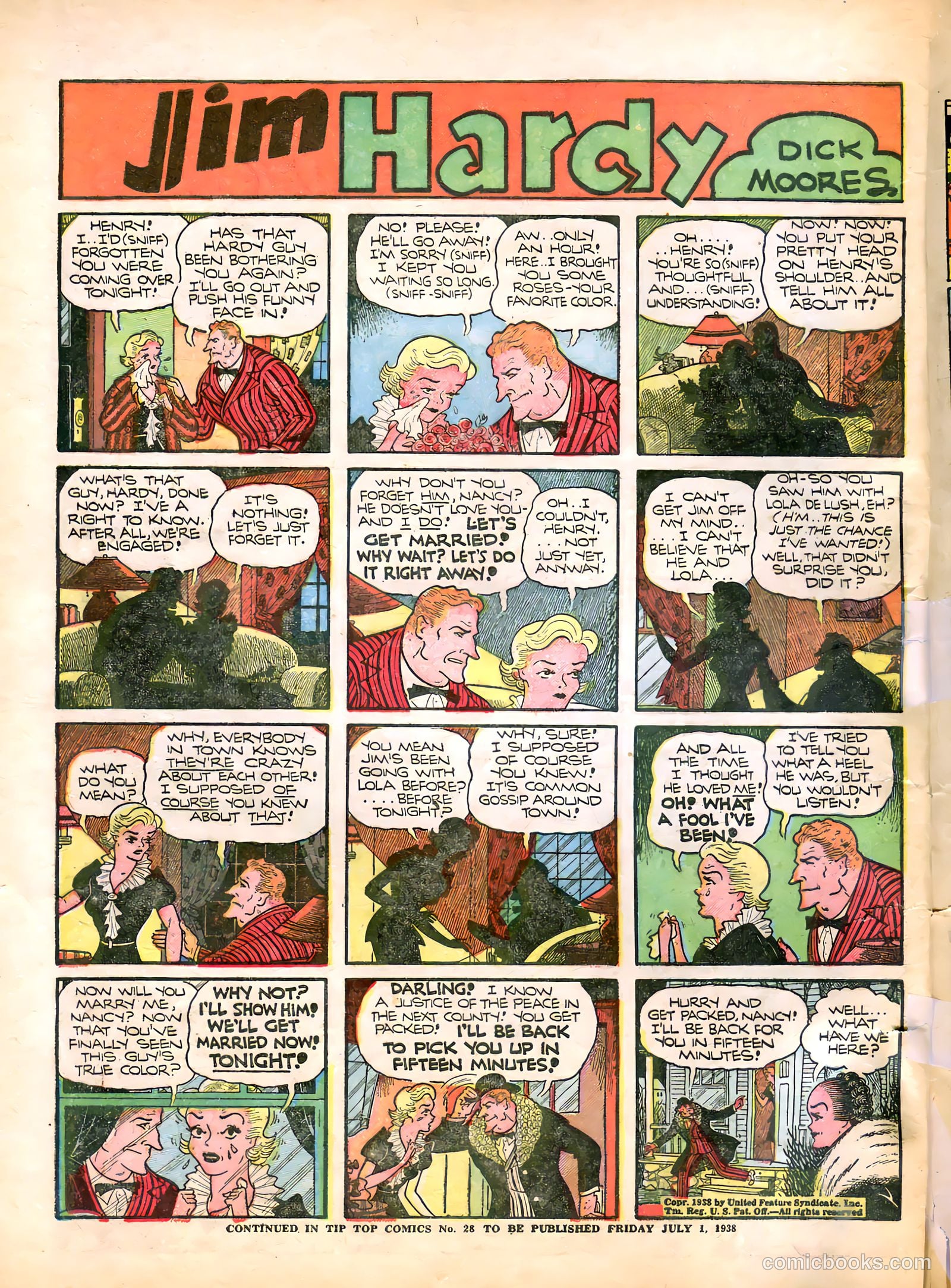 Tip Topper Comics #27 (1954) — page 5 of 53