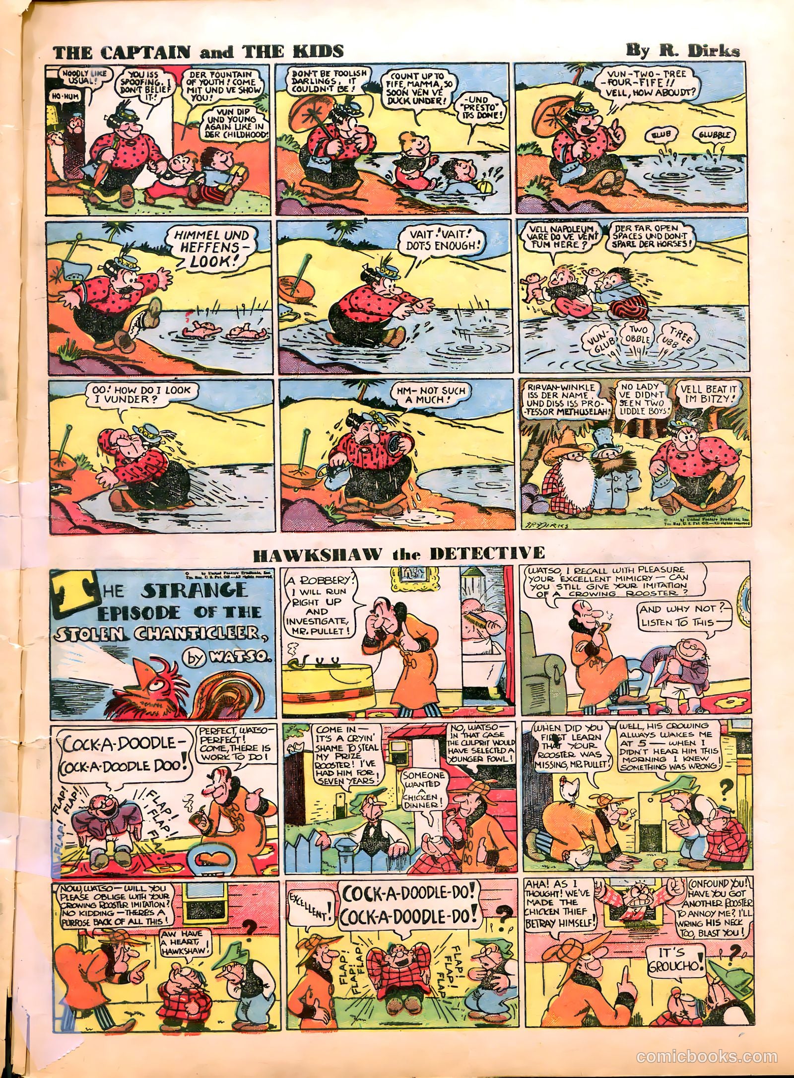 Tip Topper Comics #27 (1954) — page 6 of 53
