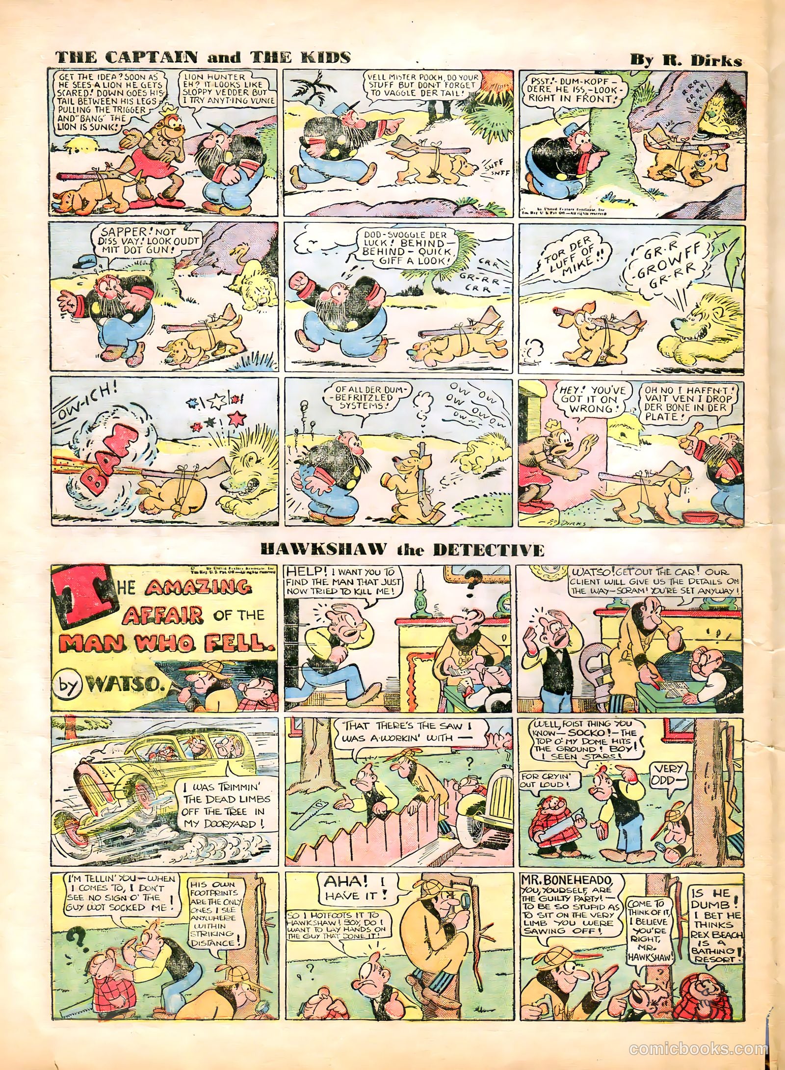 Tip Topper Comics #27 (1954) — page 7 of 53