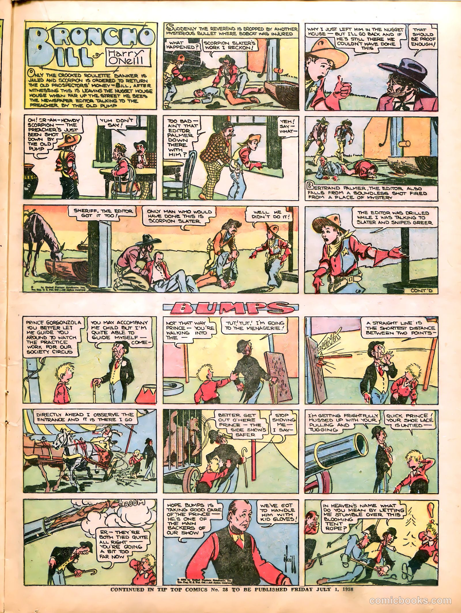Tip Topper Comics #27 (1954) — page 18 of 53