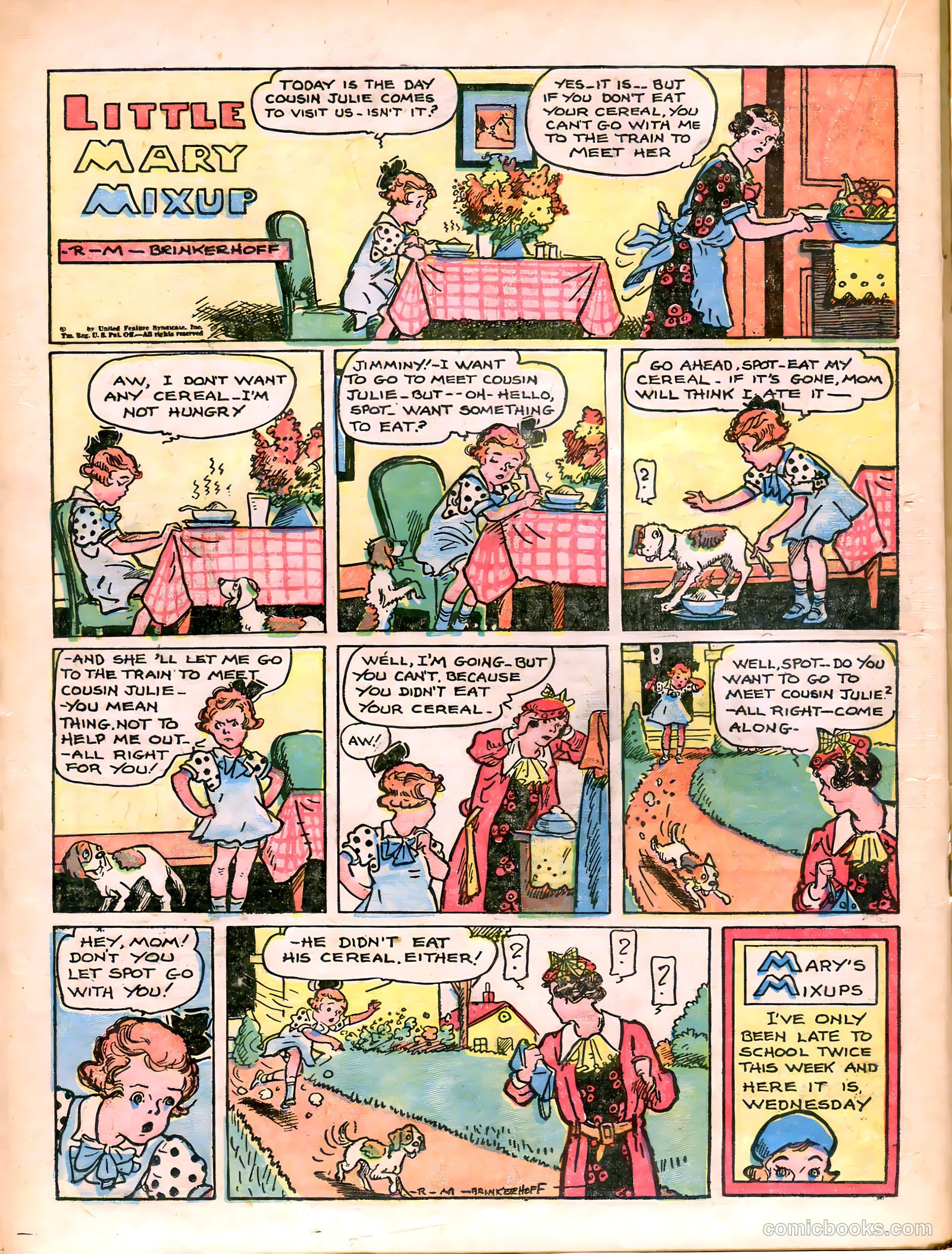 Tip Topper Comics #27 (1954) — page 23 of 53