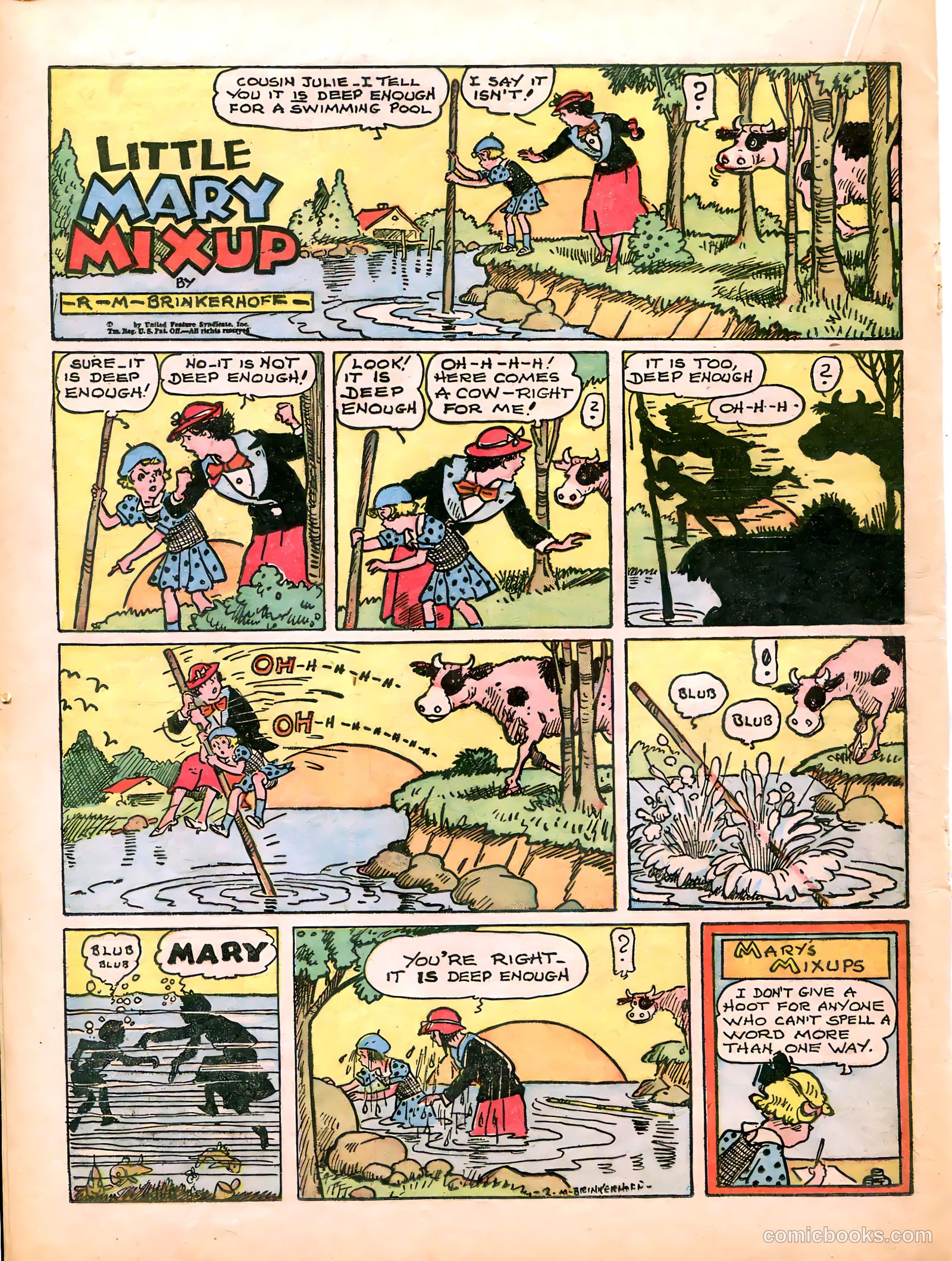 Tip Topper Comics #27 (1954) — page 25 of 53