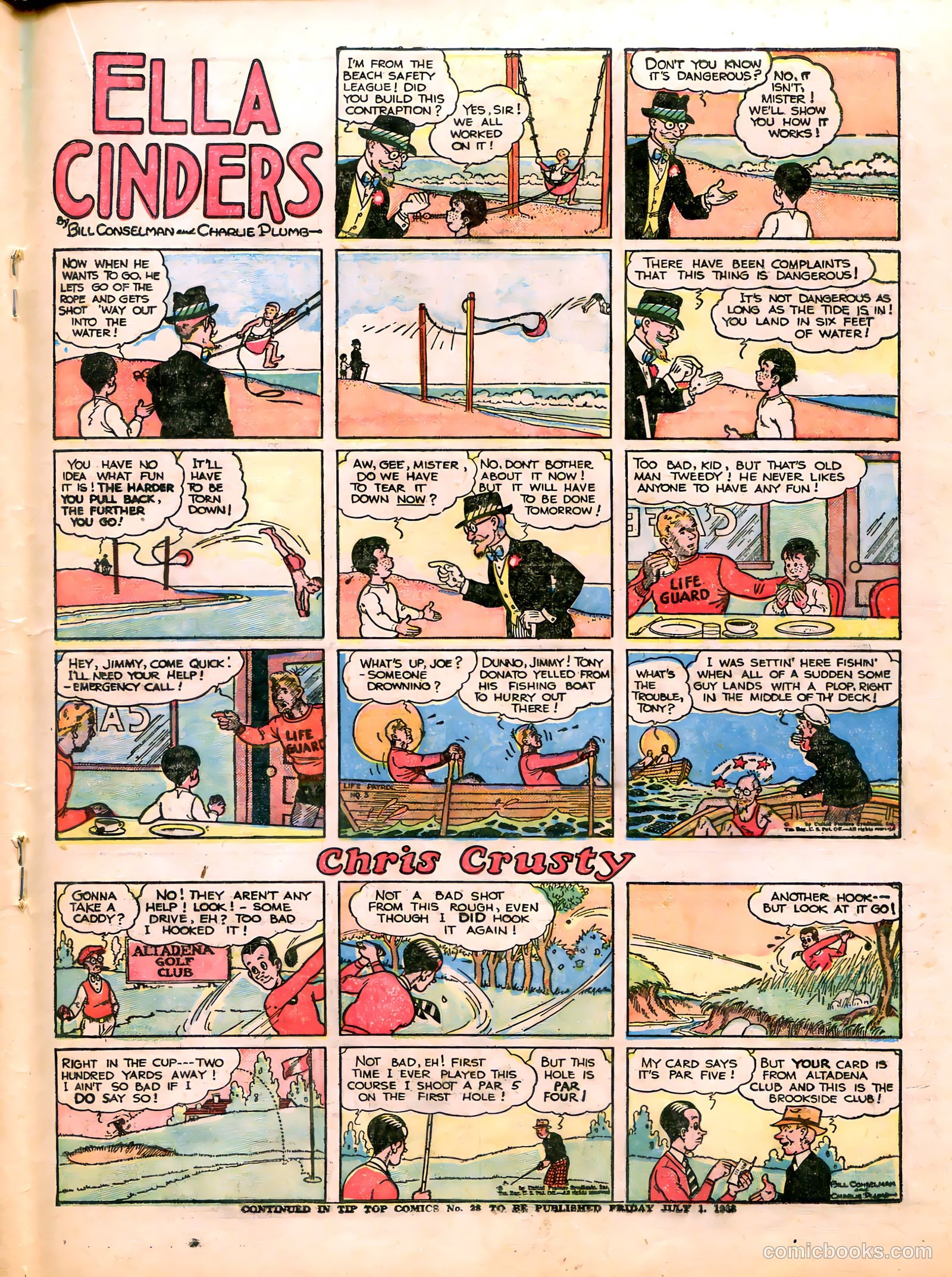 Tip Topper Comics #27 (1954) — page 32 of 53