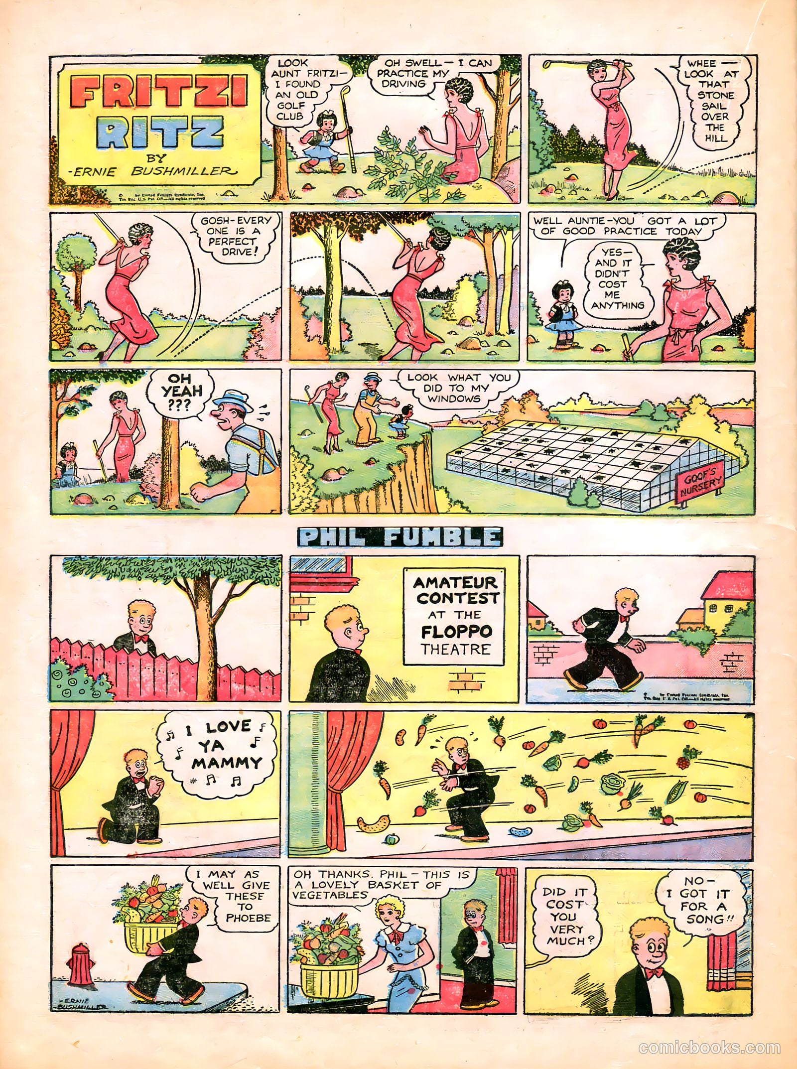 Tip Topper Comics #27 (1954) — page 35 of 53