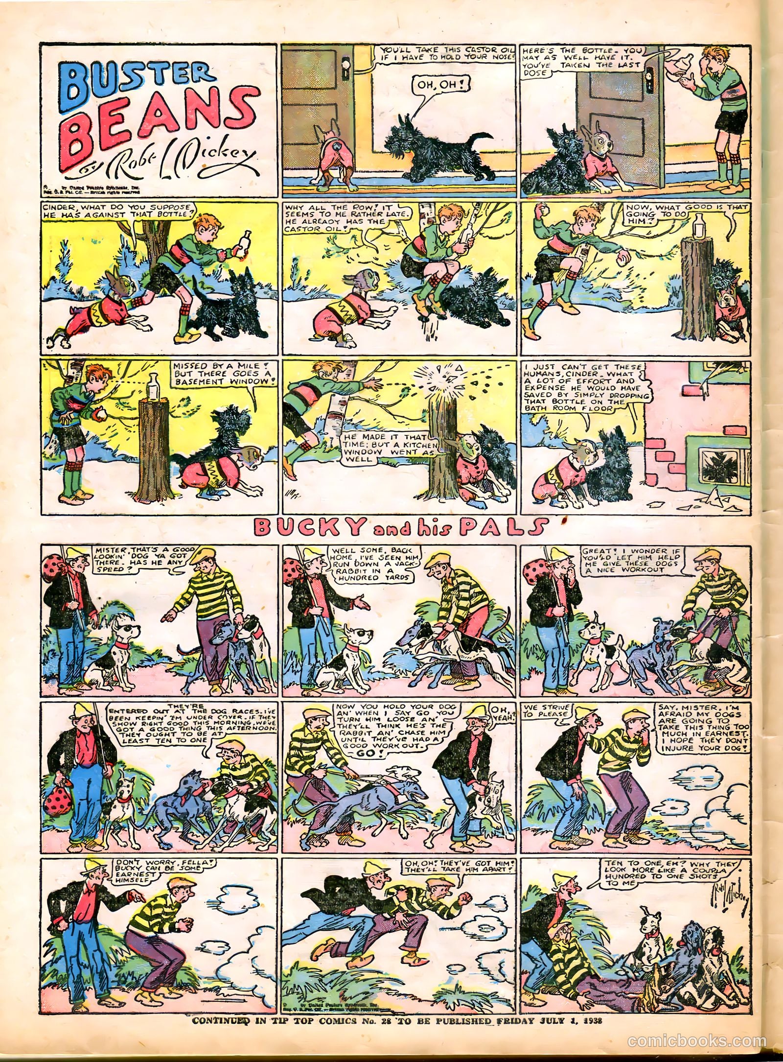 Tip Topper Comics #27 (1954) — page 47 of 53