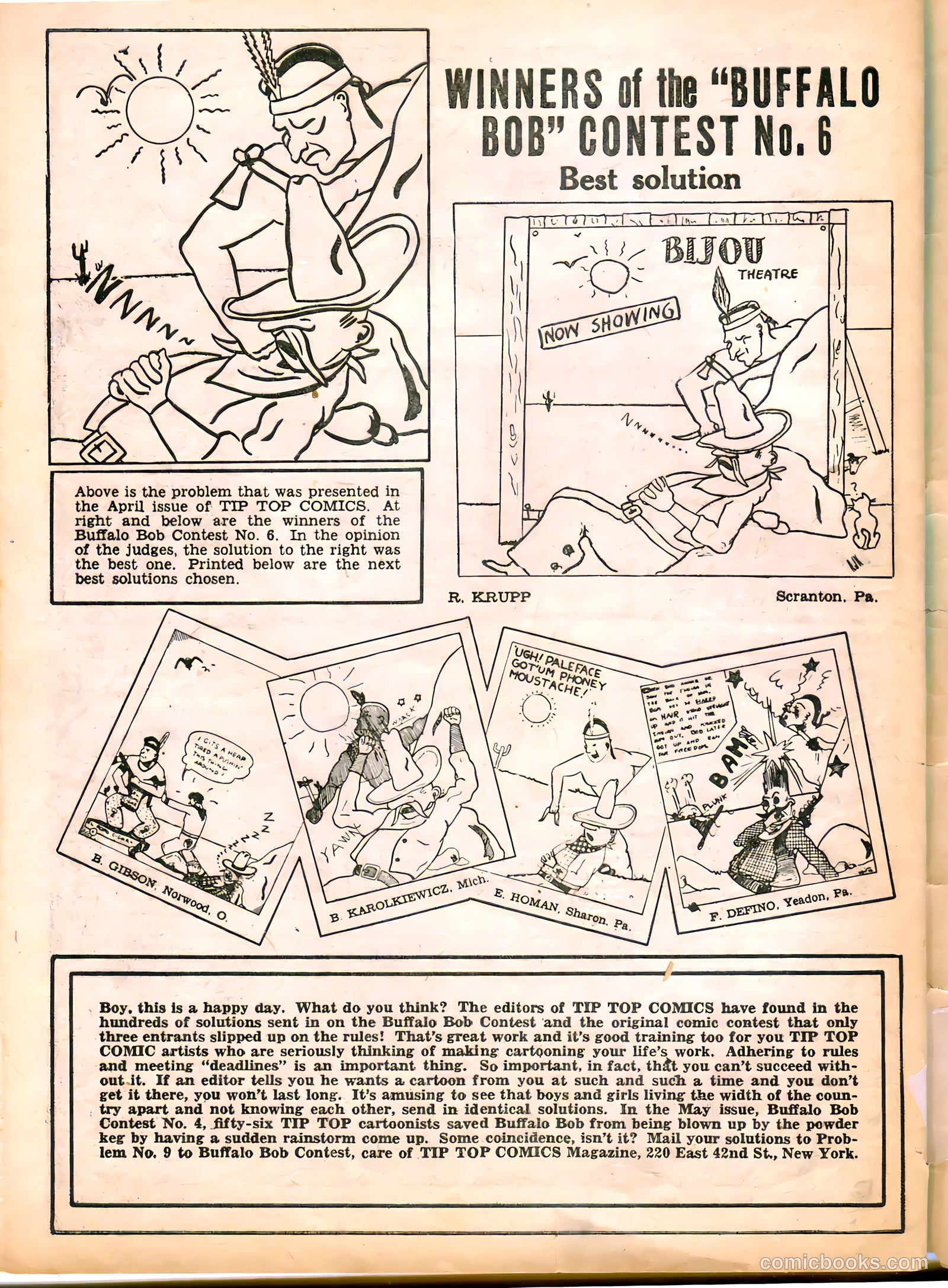 Tip Topper Comics #27 (1954) — page 49 of 53