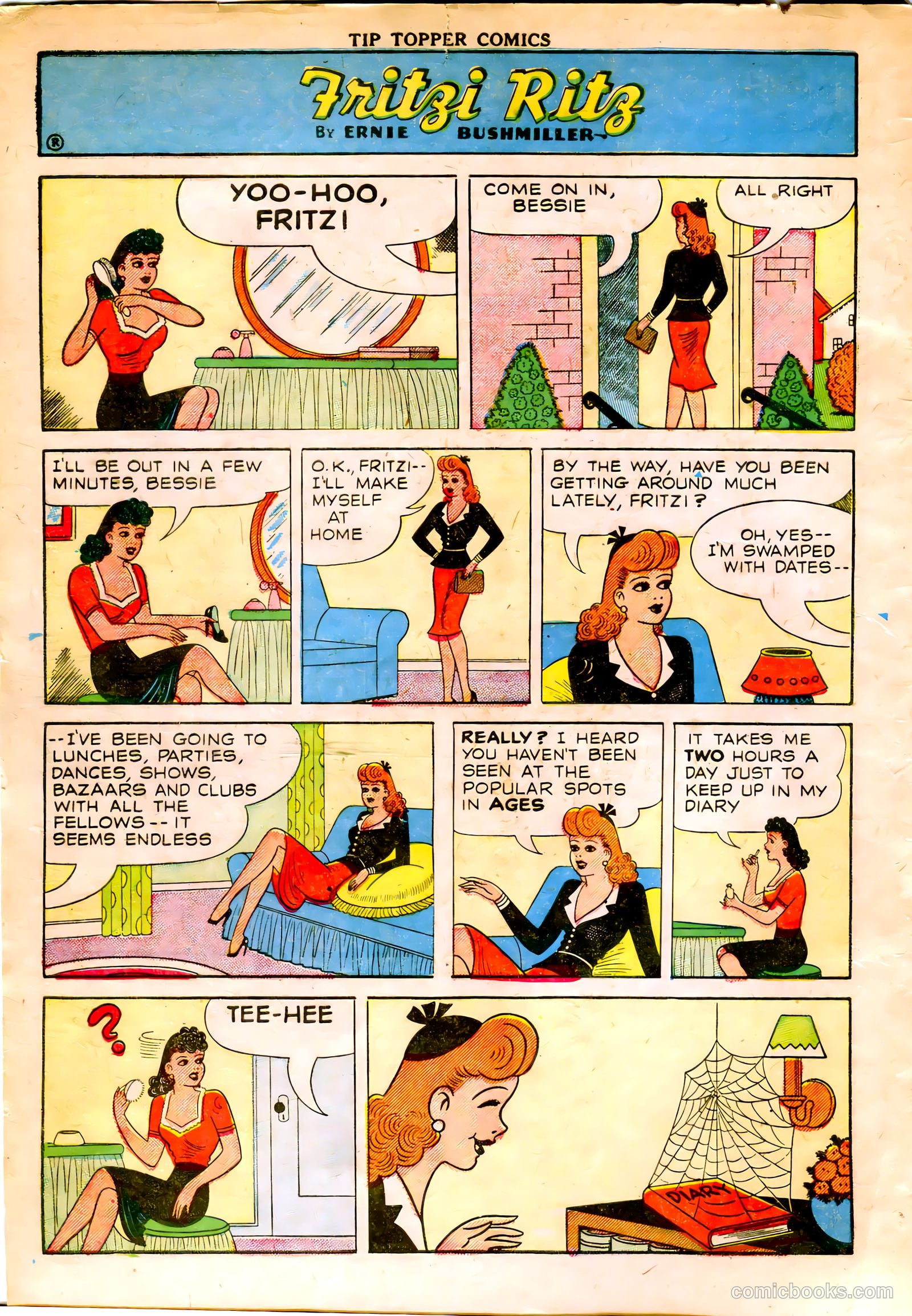 Tip Topper Comics #28 (1954) — page 4 of 27