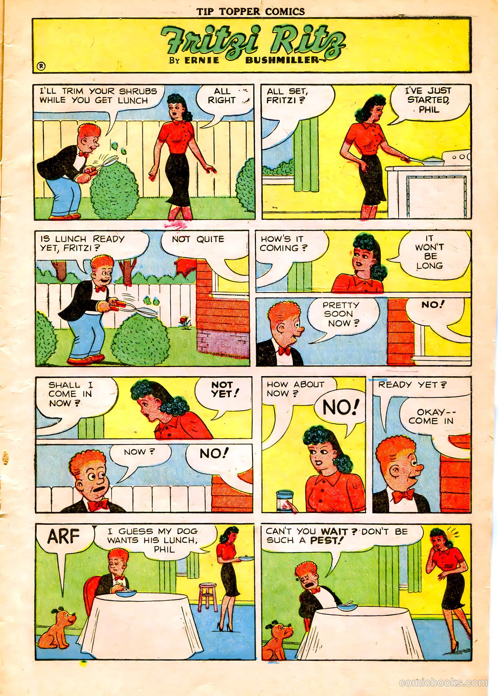 Tip Topper Comics #28 (1954) — page 5 of 27