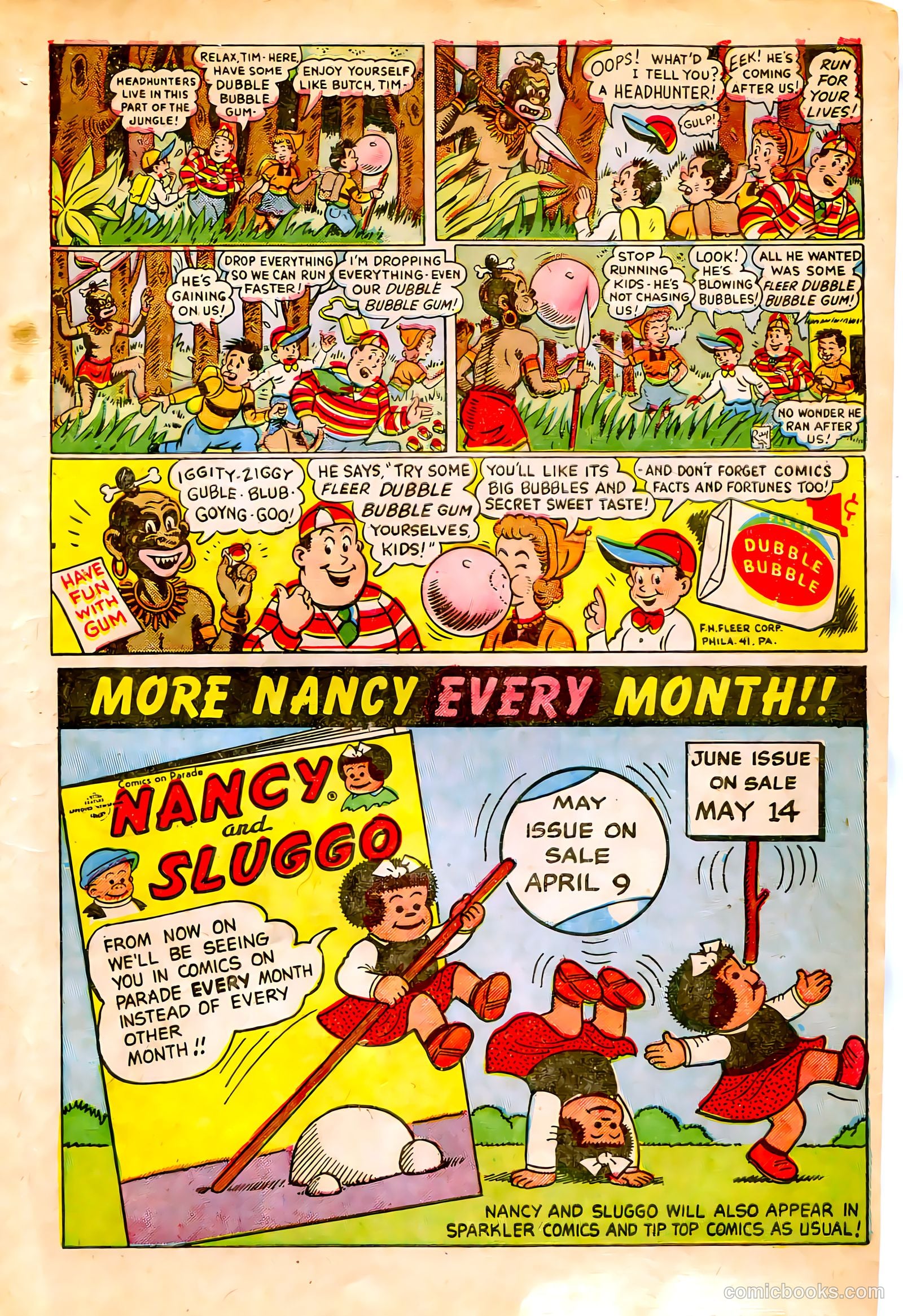 Tip Topper Comics #28 (1954) — page 7 of 27