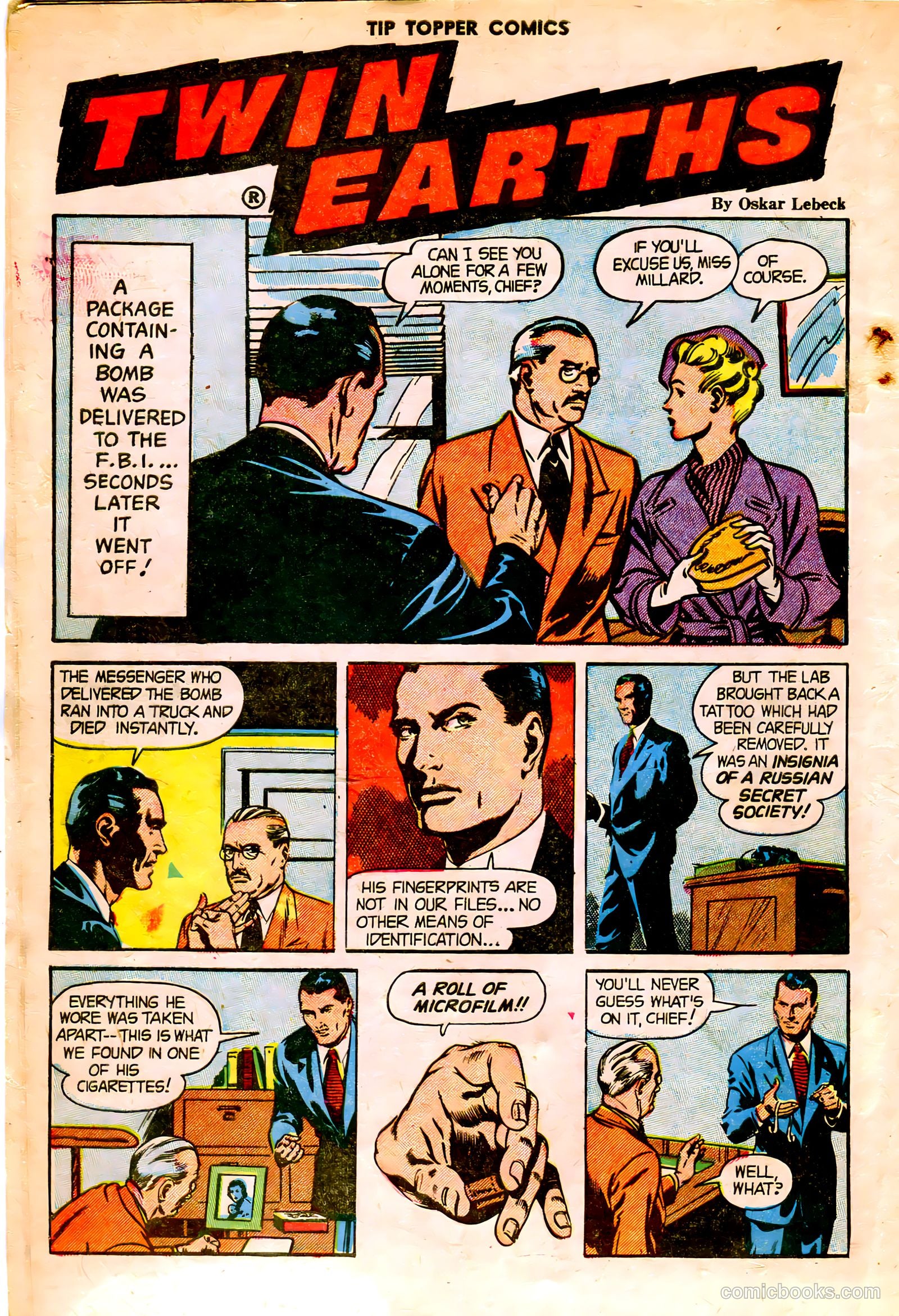 Tip Topper Comics #28 (1954) — page 8 of 27