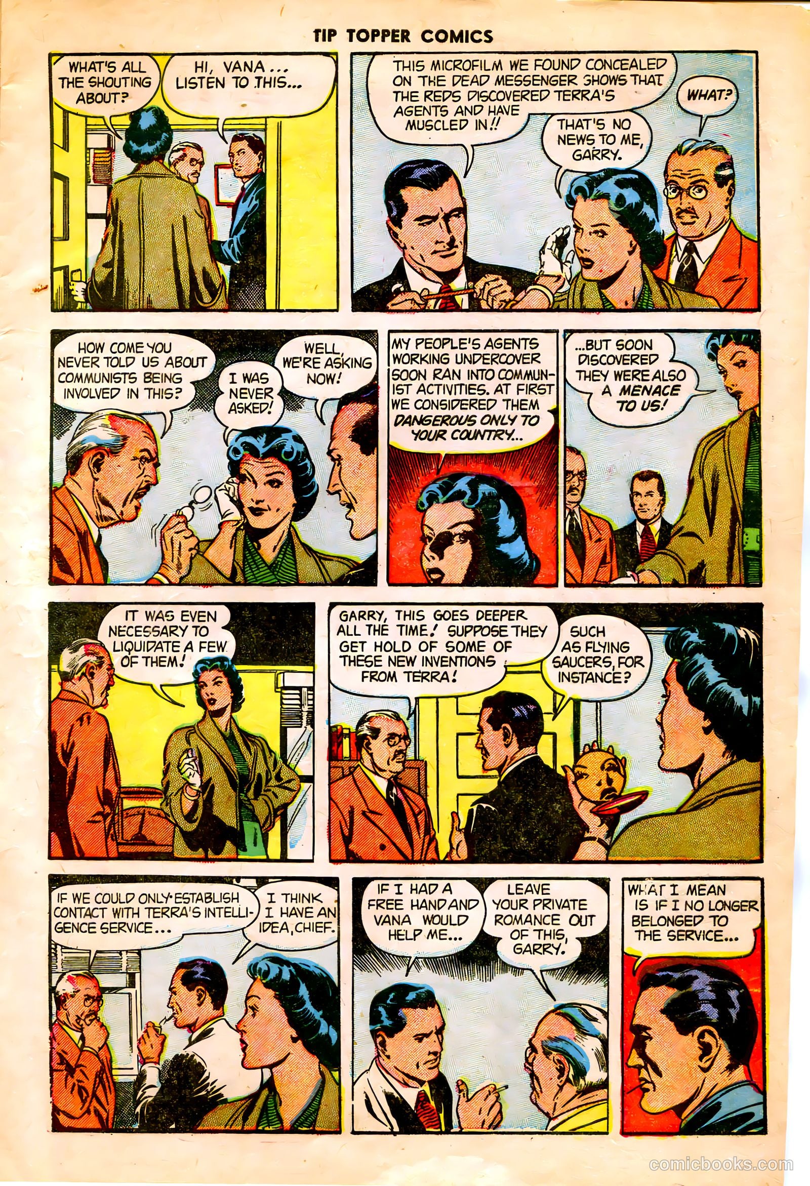 Tip Topper Comics #28 (1954) — page 9 of 27