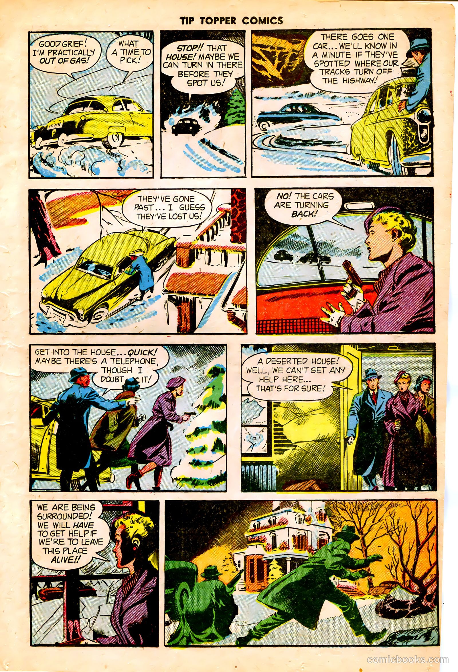 Tip Topper Comics #28 (1954) — page 13 of 27