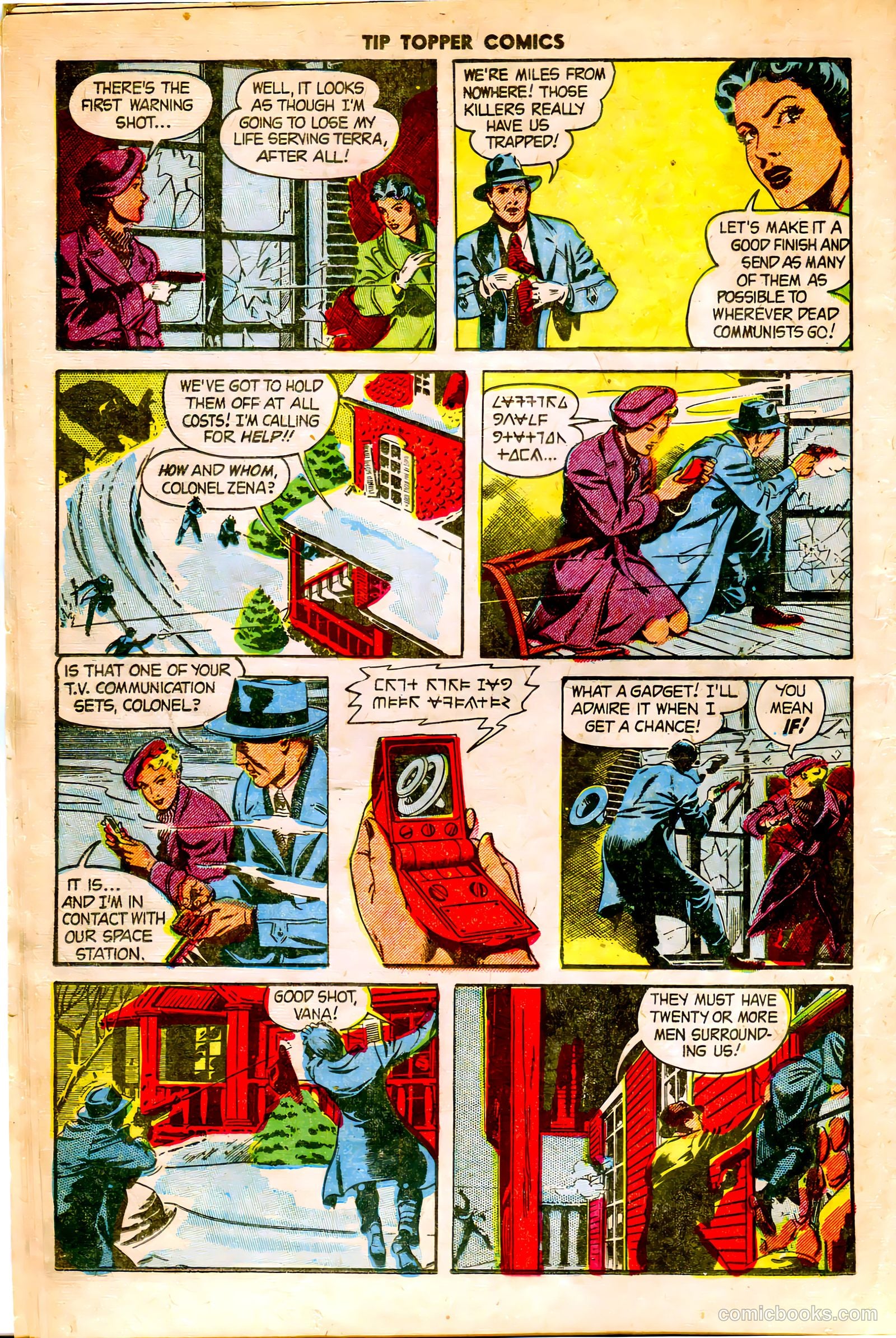 Tip Topper Comics #28 (1954) — page 14 of 27