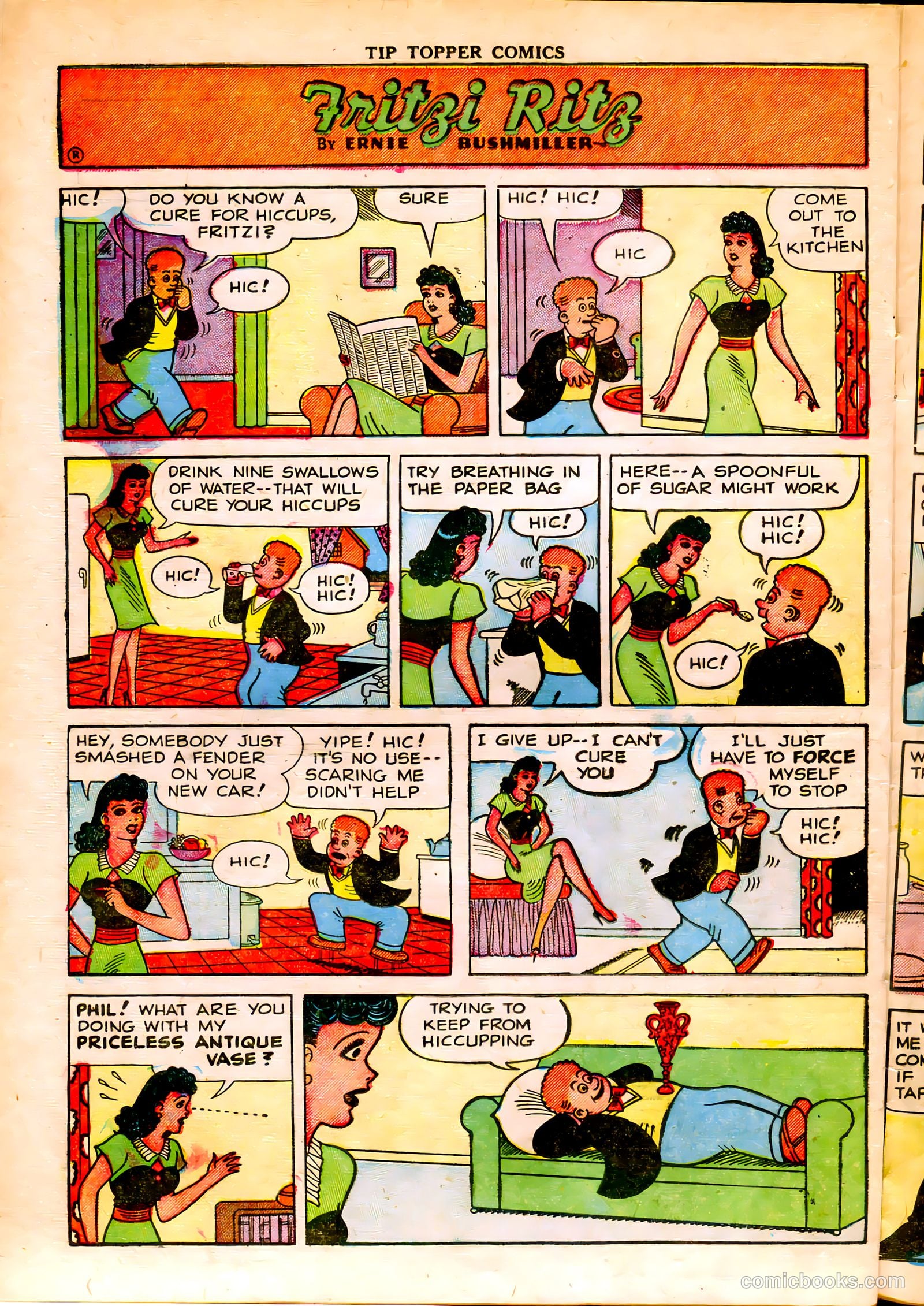 Tip Topper Comics #28 (1954) — page 22 of 27