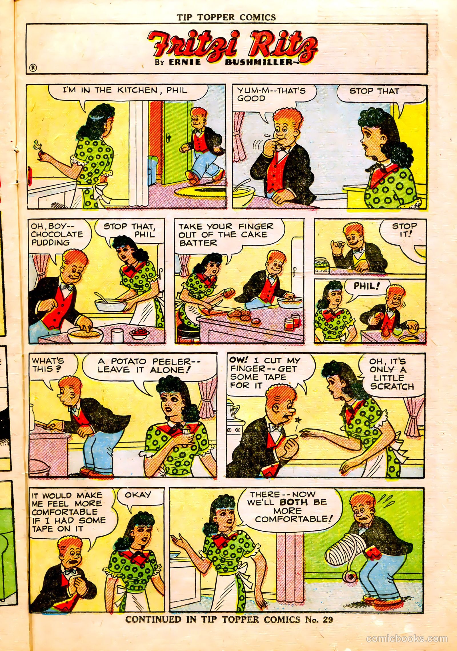 Tip Topper Comics #28 (1954) — page 23 of 27