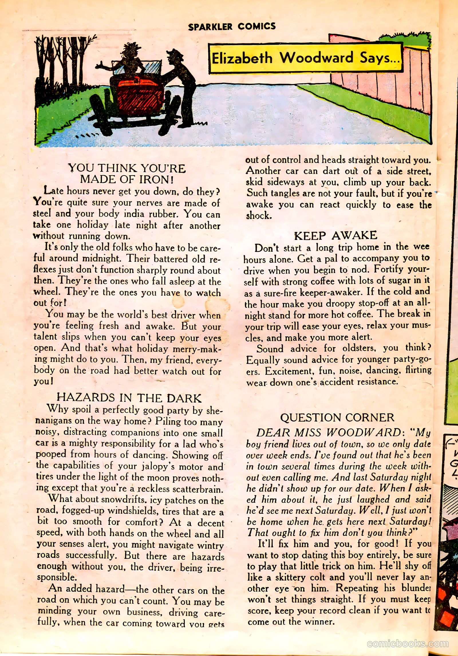 Tip Topper Comics #28 (1954) — page 24 of 27