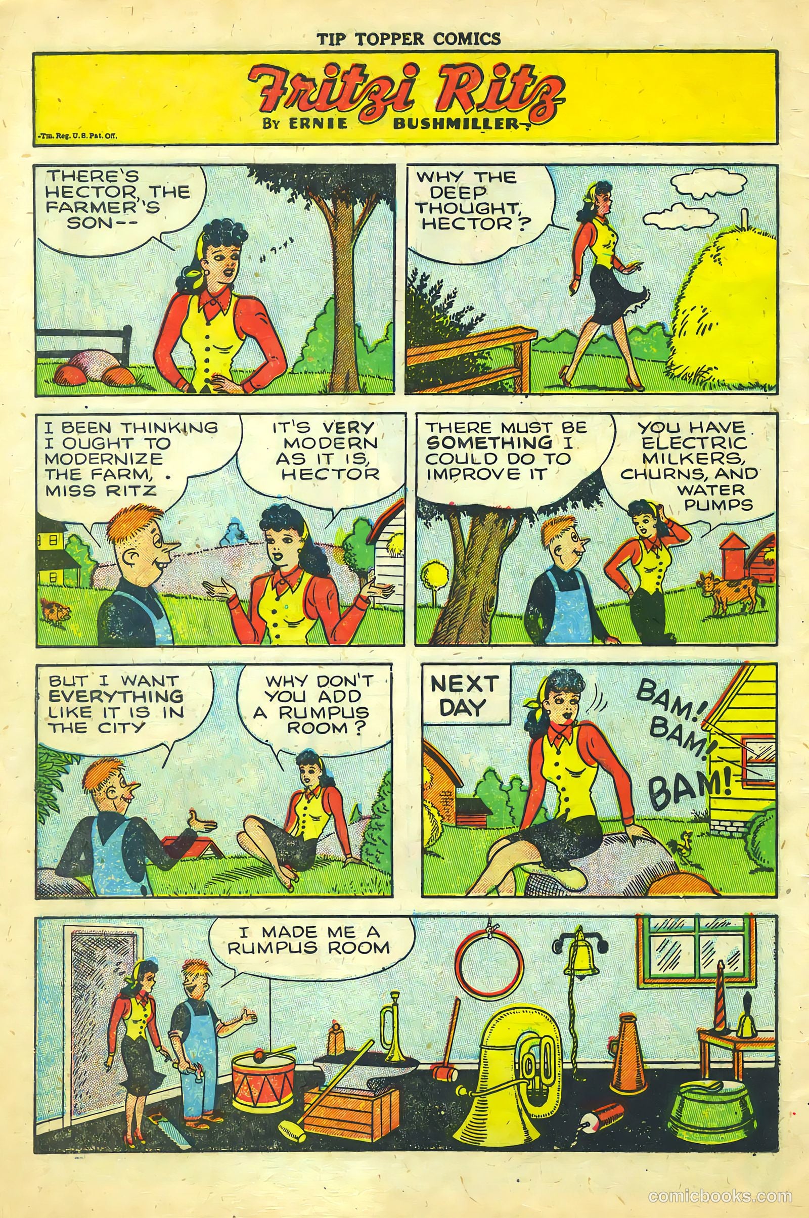 Tip Topper Comics #4 (1950) — page 4 of 45